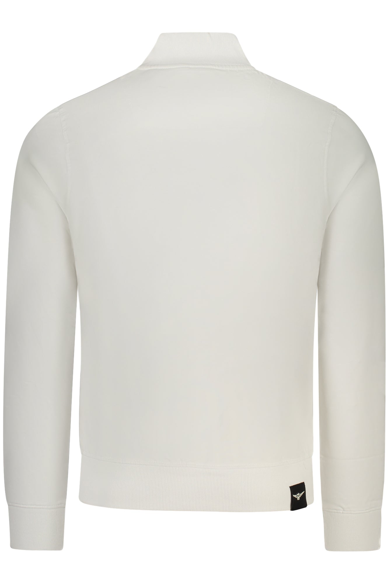 WEISSES HERREN-SWEATSHIRT MIT REISSVERSCHLUSS DER MILITÄRAKADEMIE