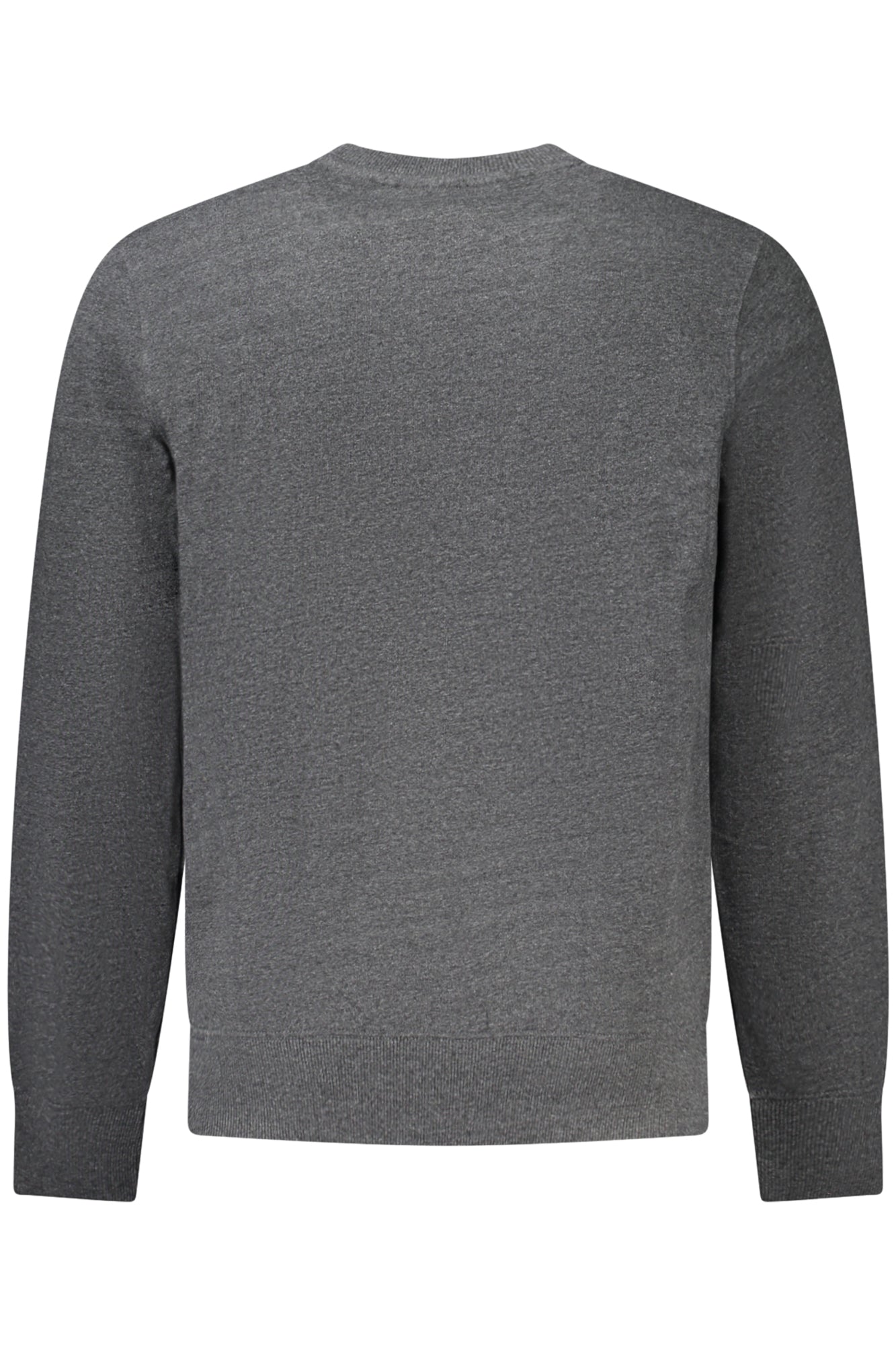 MILITARY ACADEMY HERREN-SWEATSHIRT MIT REISSVERSCHLUSS, GRAU