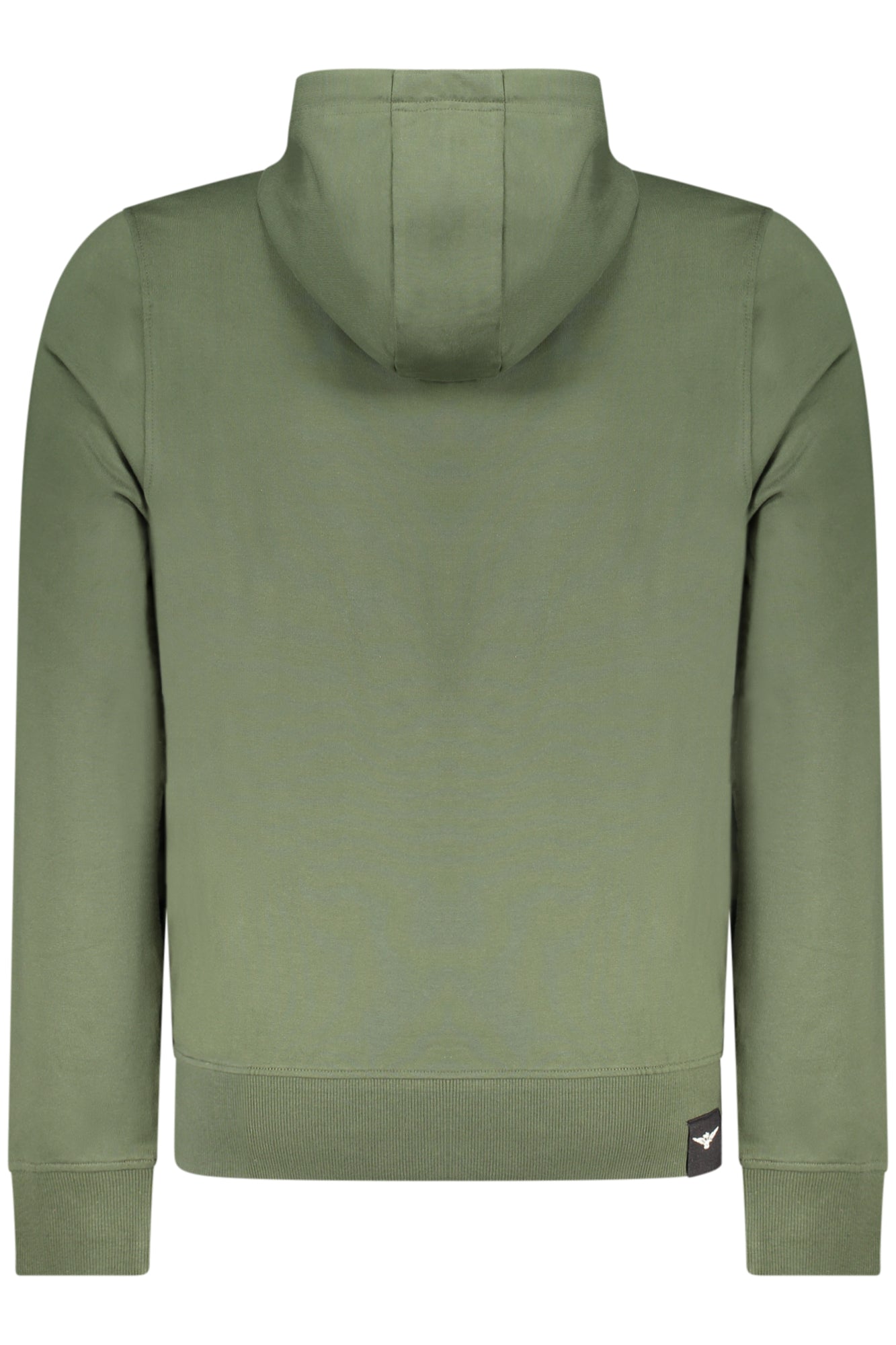 MILITARY ACADEMY HERREN-SWEATSHIRT MIT REISSVERSCHLUSS, GRÜN