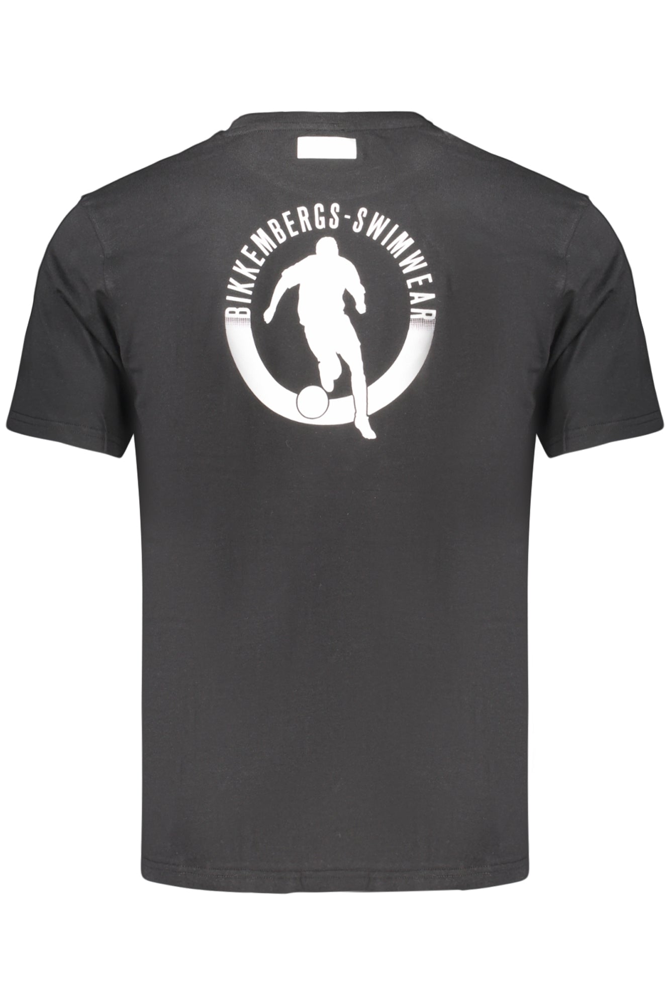 BIKKEMBERGS Herren Kurzarm-T-Shirt Schwarz