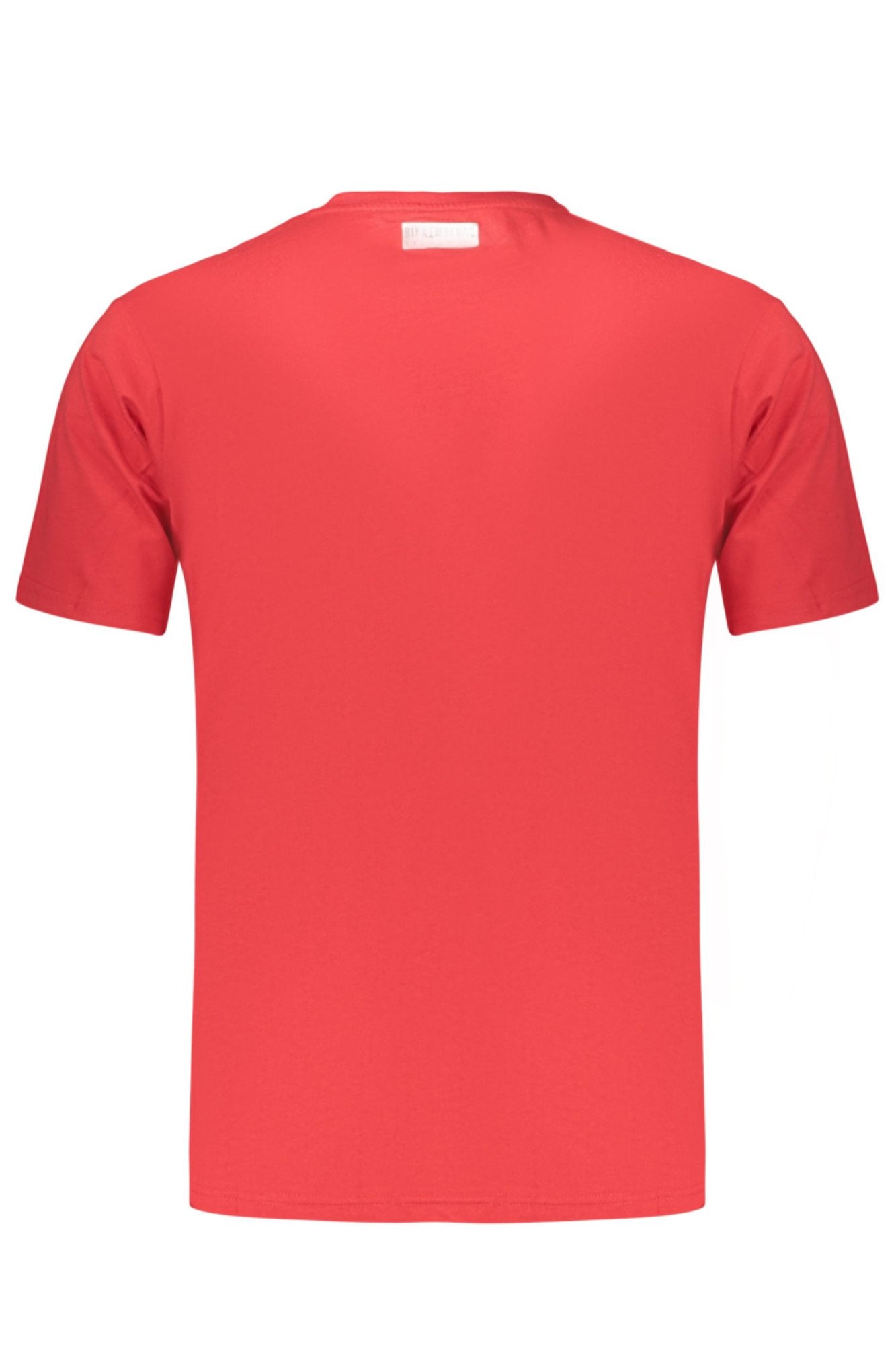 BIKKEMBERGS Herren-Kurzarm-T-Shirt, Rot