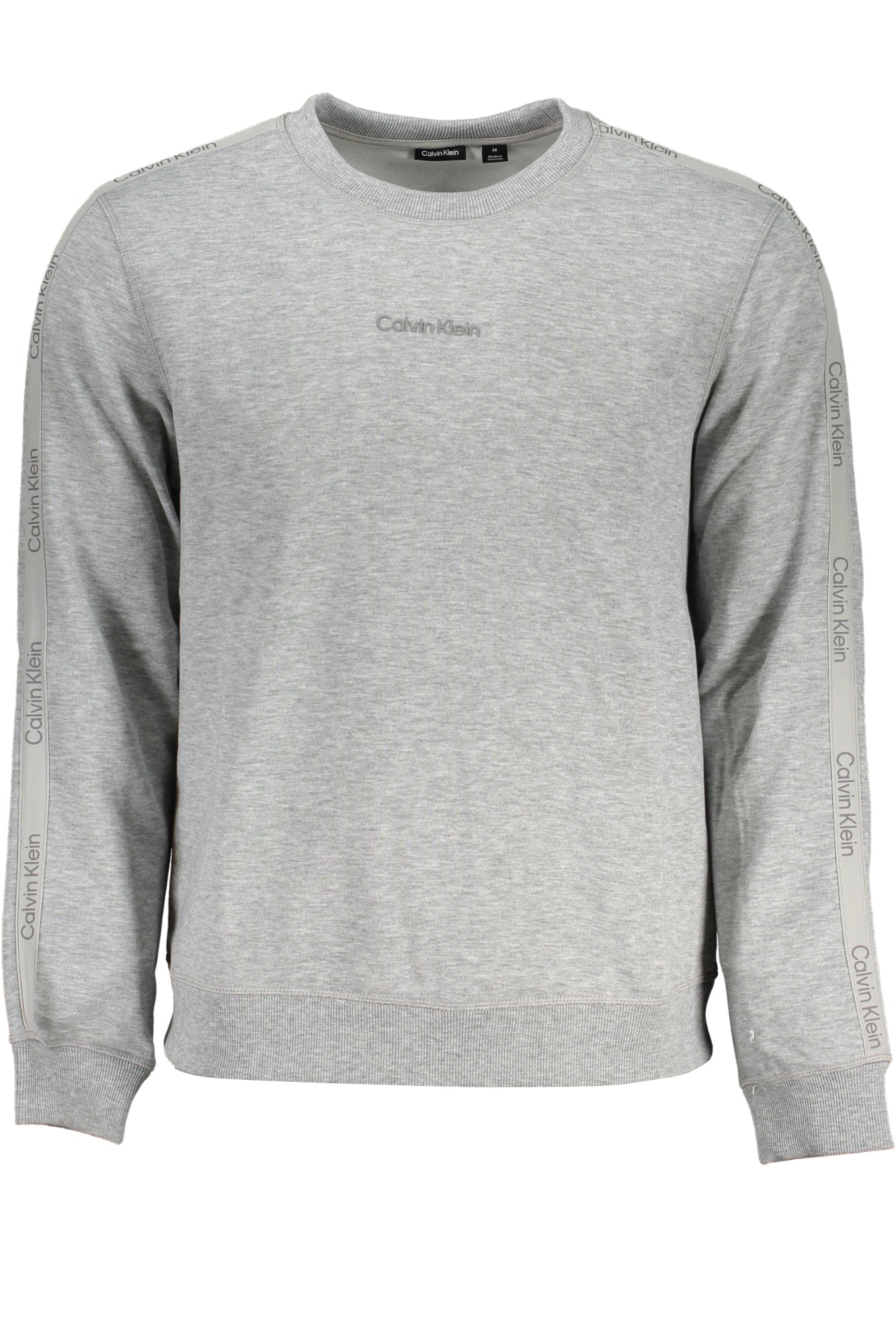 CALVIN KLEIN HERREN-SWEATSHIRT GRAU MIT REISSVERSCHLUSS