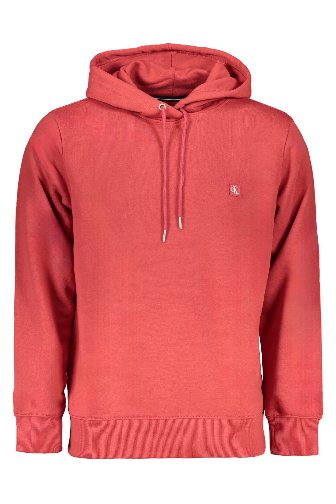 CALVIN KLEIN HERREN-SWEATSHIRT MIT ZIP-OUT IN ROT