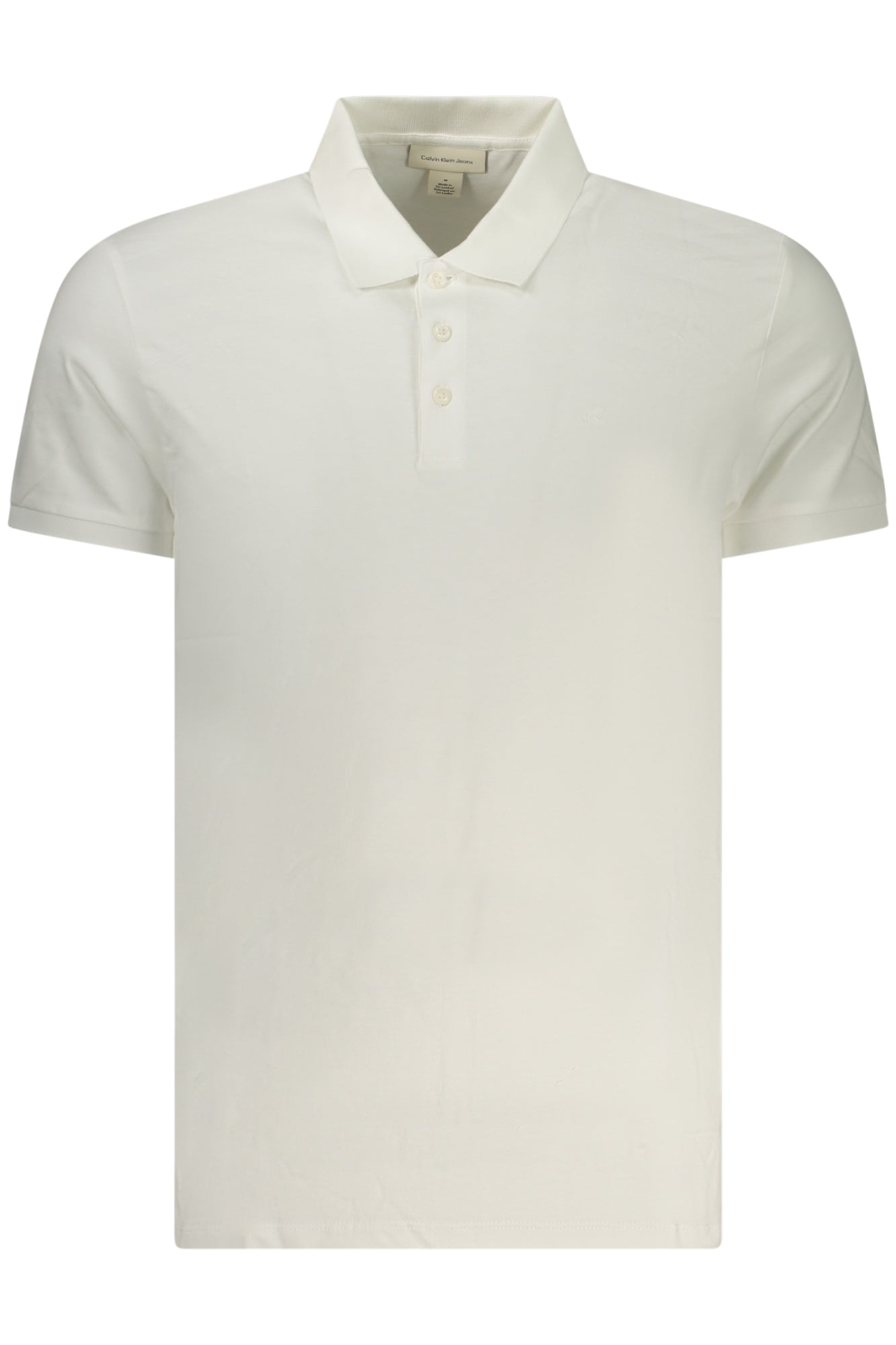 CALVIN KLEIN HERREN-POLOSHIRT MIT KURZEN ÄRMELN, WEISS
