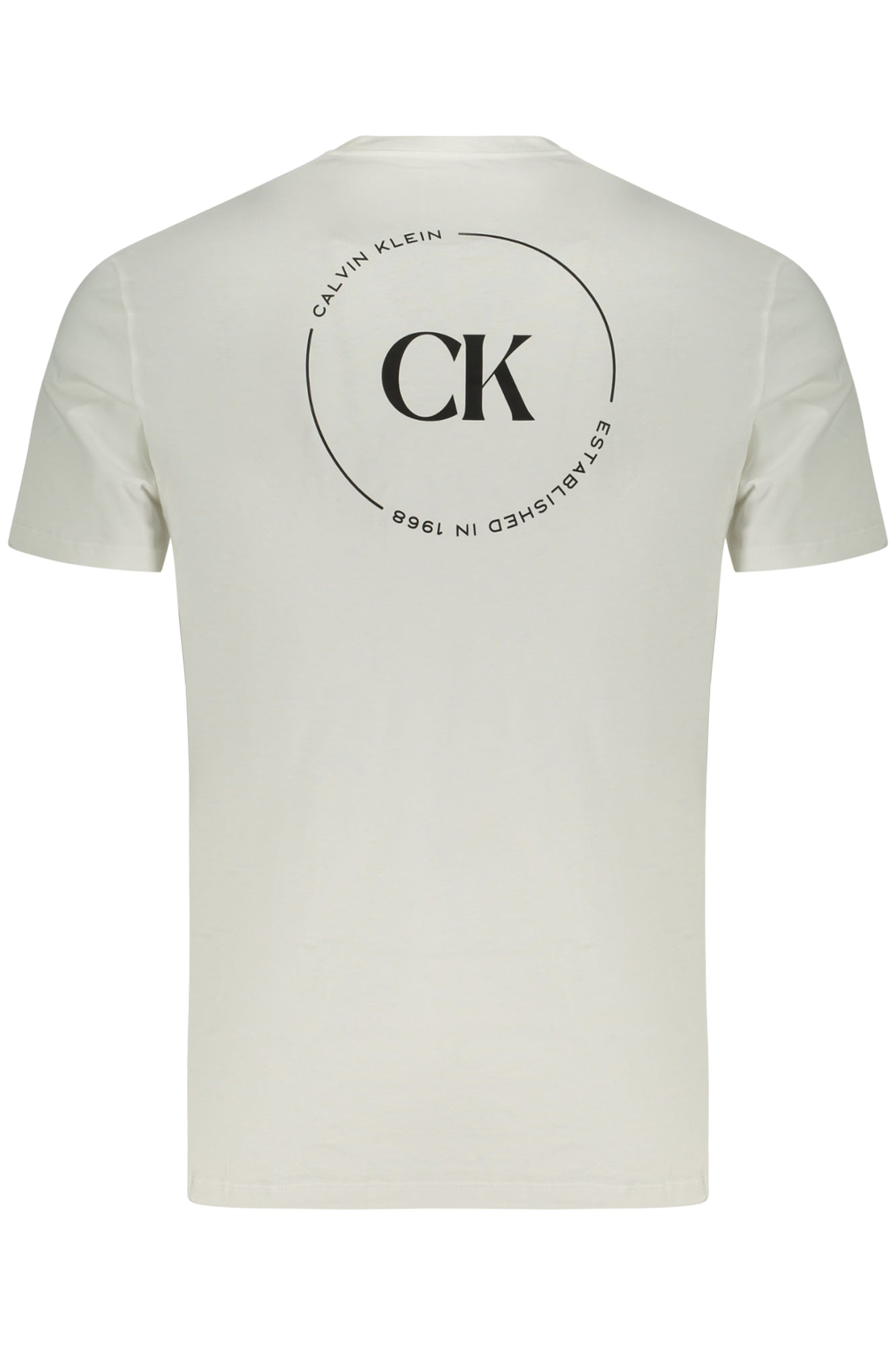 CALVIN KLEIN HERREN-T-SHIRT MIT KURZEN ÄRMELN, WEISS