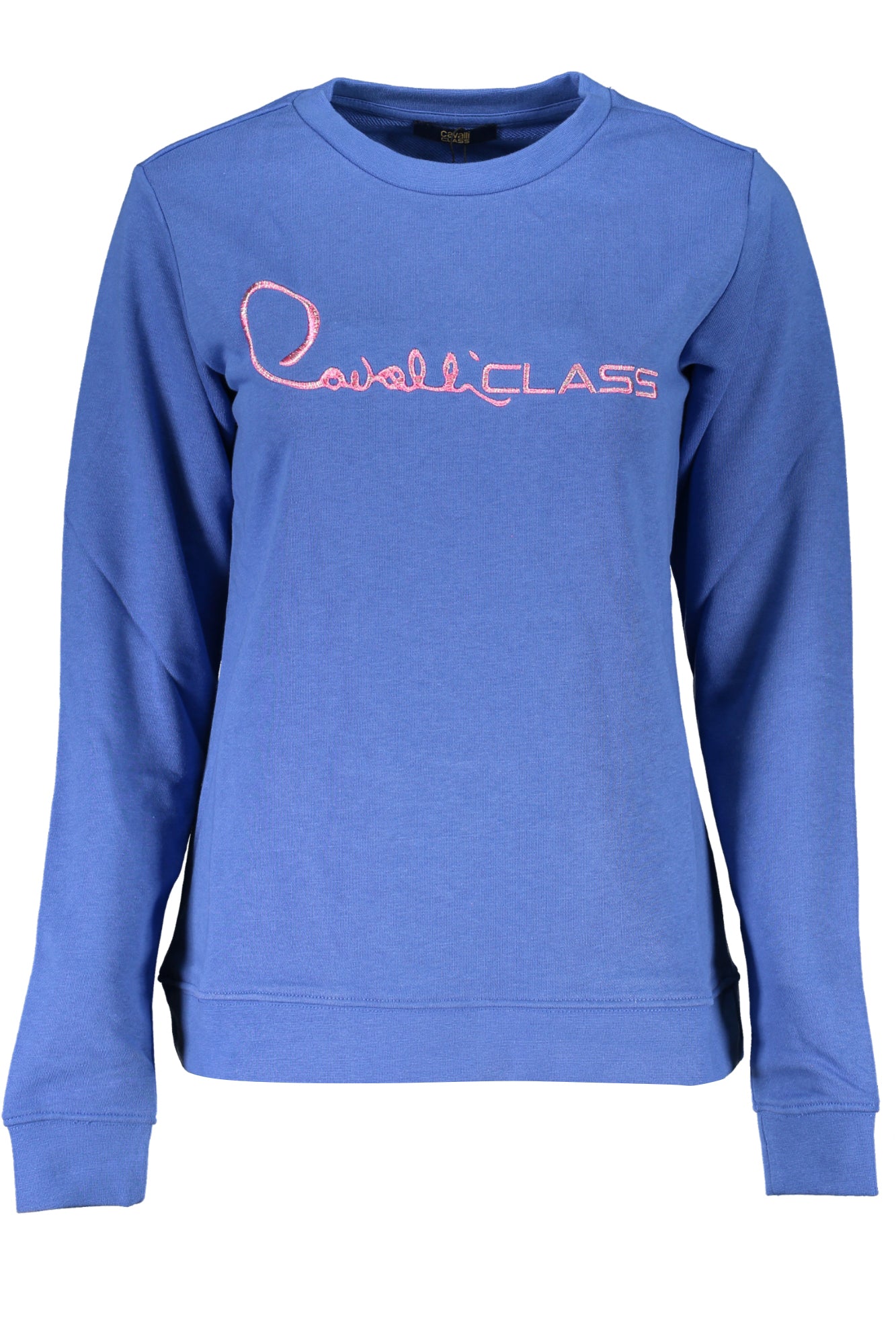 CAVALLI CLASS DAMEN-SWEATSHIRT MIT REISSVERSCHLUSS BLAU