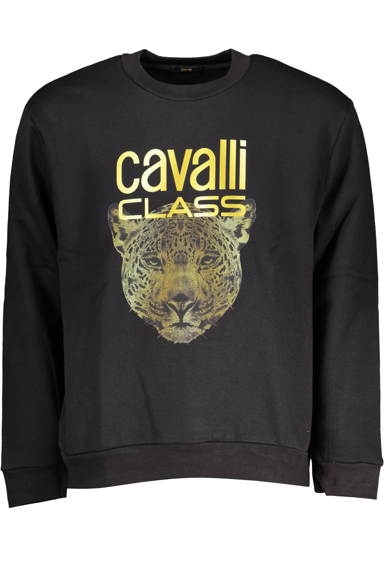 CAVALLI CLASS DAMEN-SWEATSHIRT MIT REISSVERSCHLUSS SCHWARZ