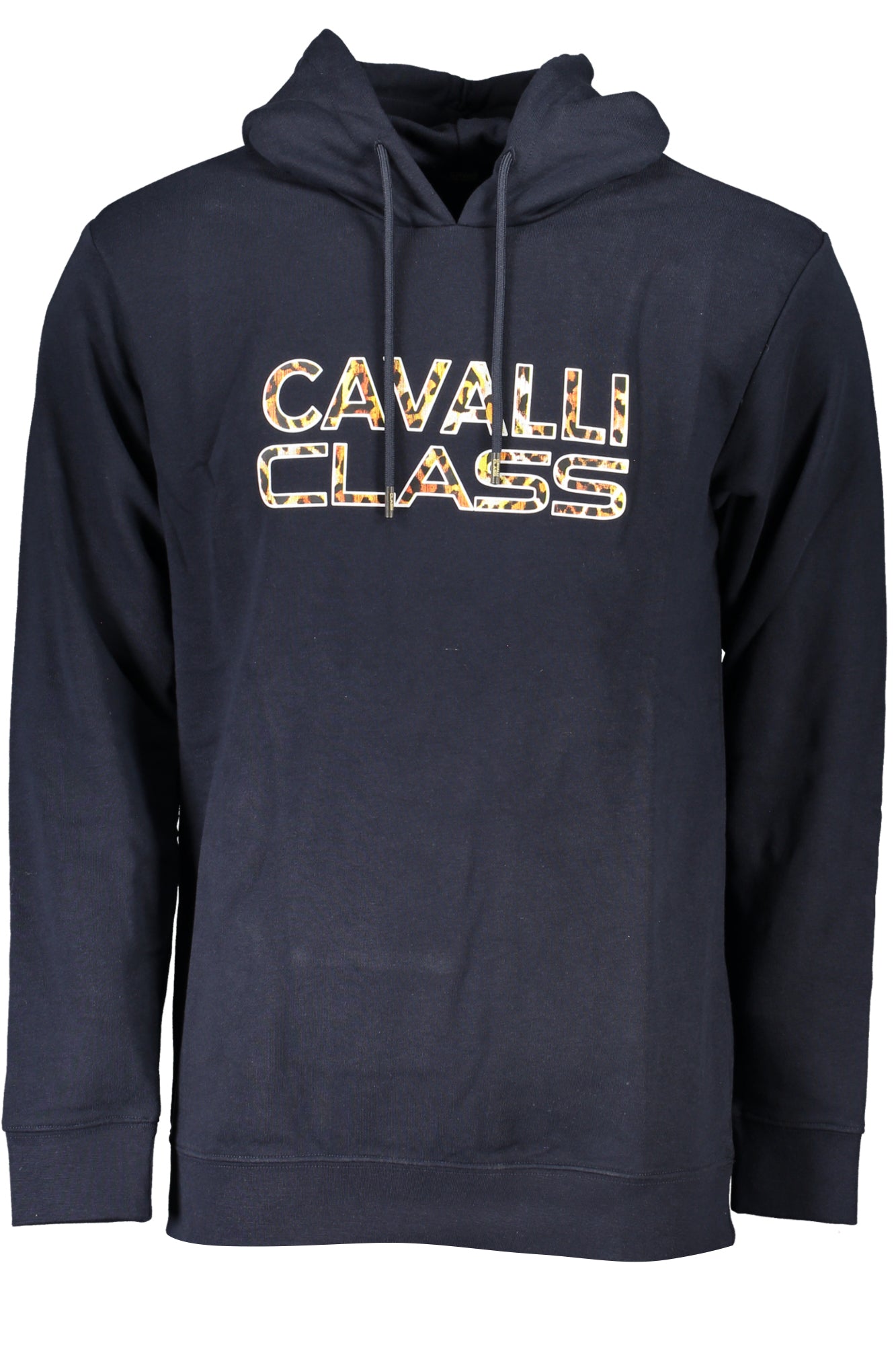 CAVALLI CLASS BLAUES SWEATSHIRT FÜR HERREN MIT REISSVERSCHLUSS