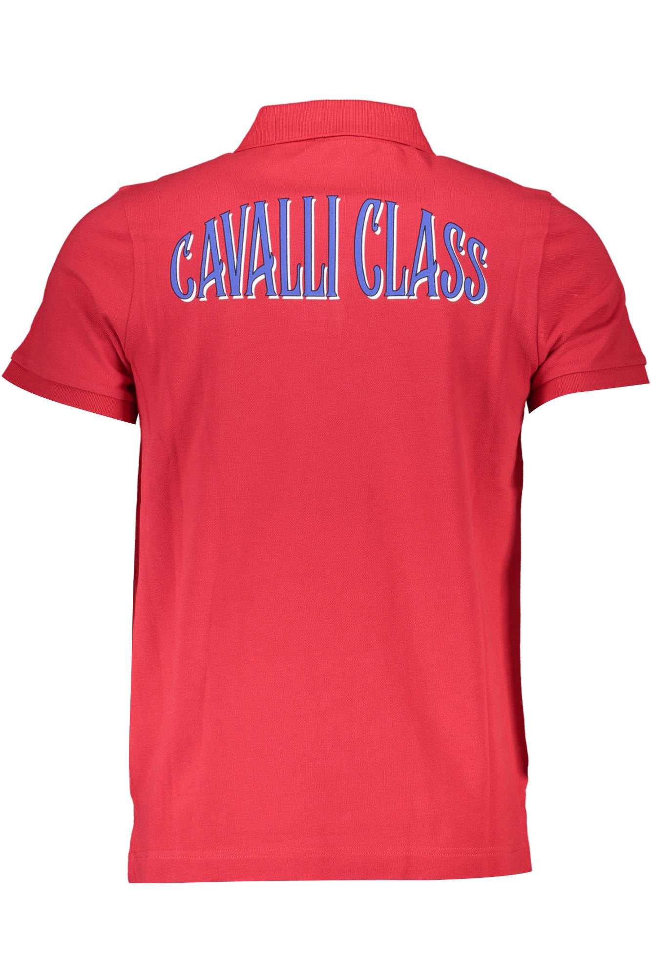 CAVALLI CLASS POLO KURZARM HERREN ROT