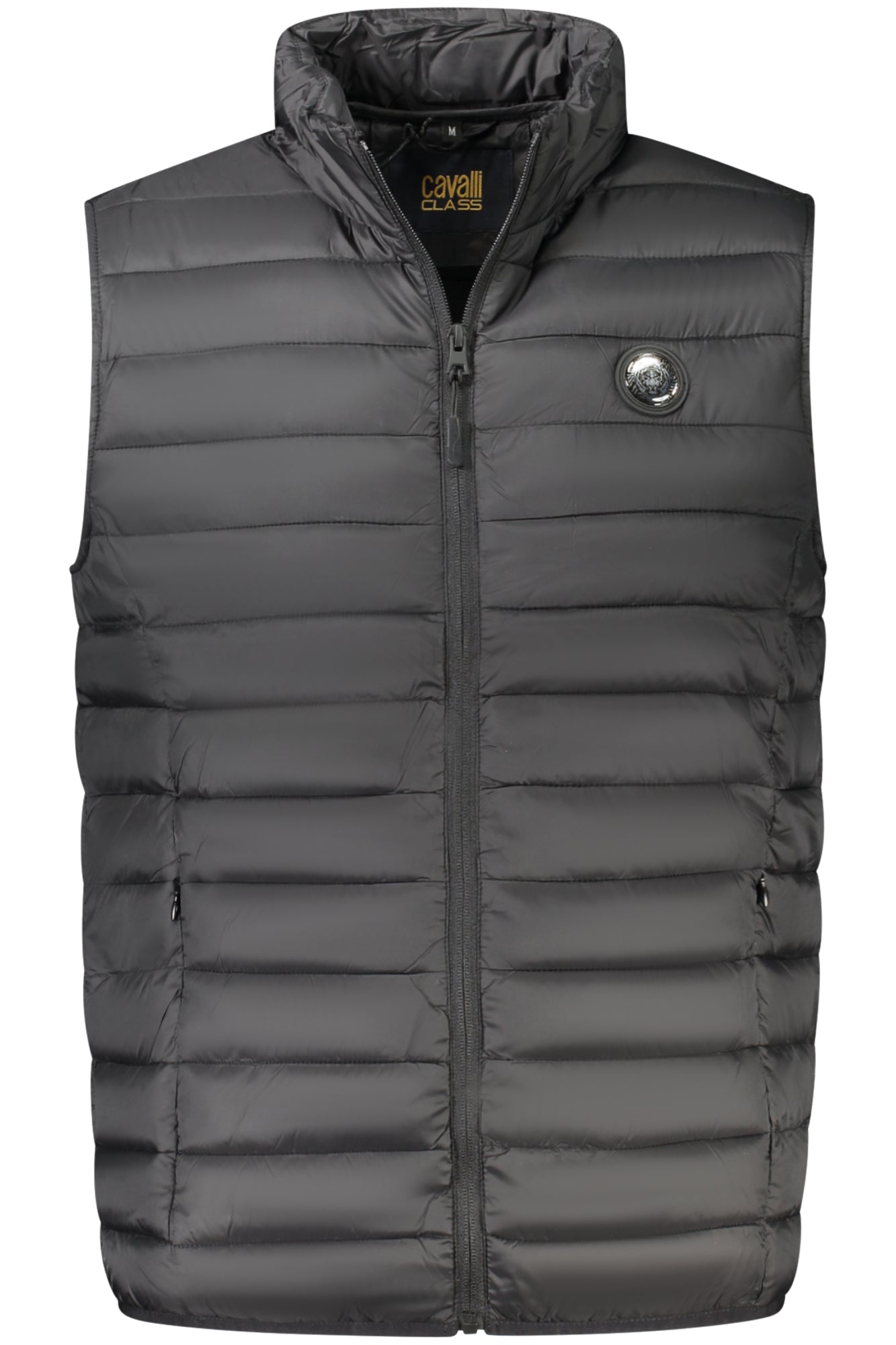 CAVALLI CLASS HERRENJACKE SCHWARZ ÄRMELLOS