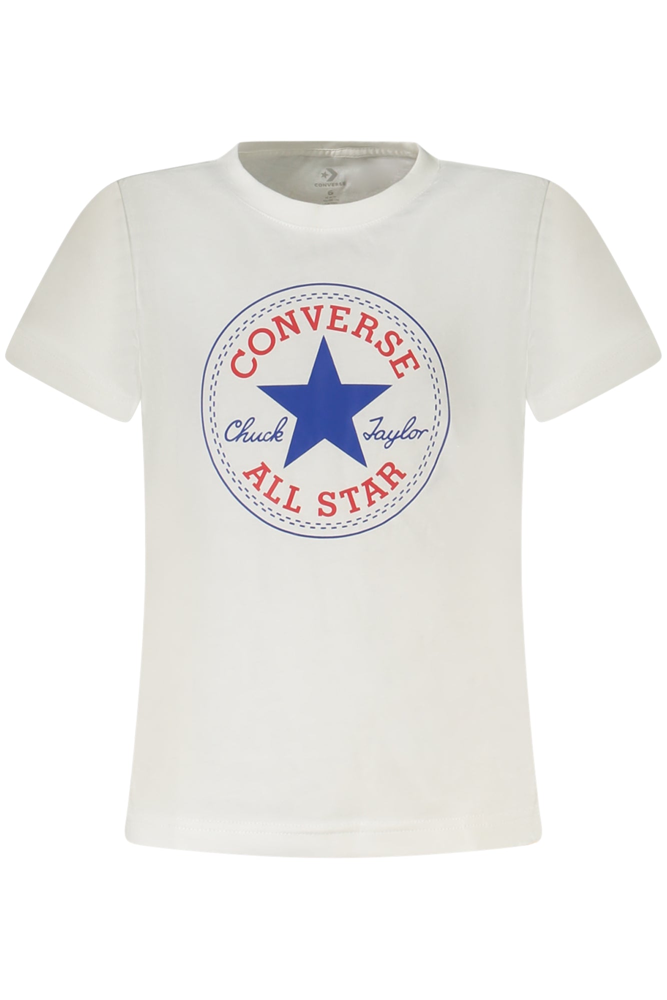 Converse Kinder Kurzarm-T-Shirt, Weiß