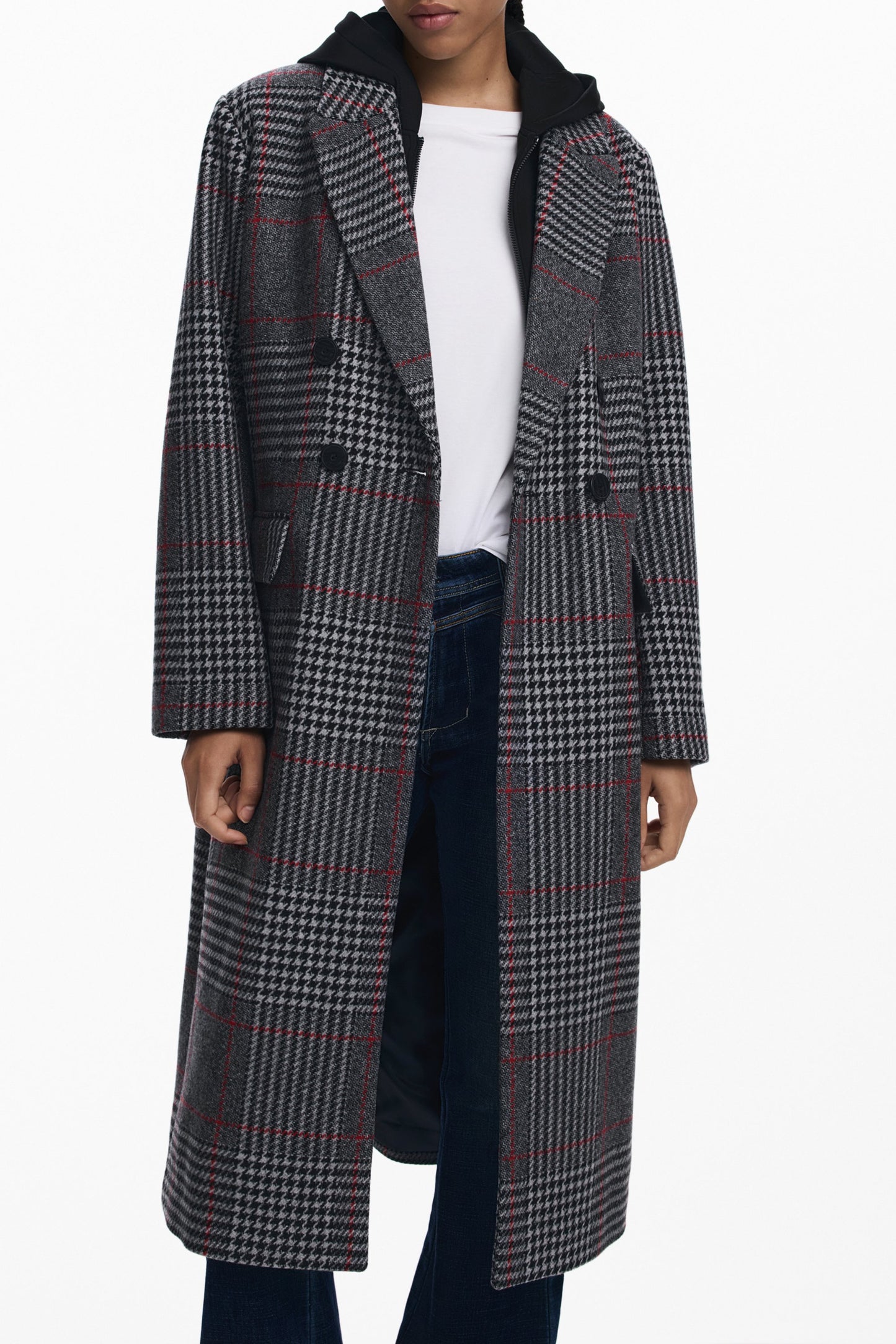 DESIGUAL DAMENMANTEL GRAU