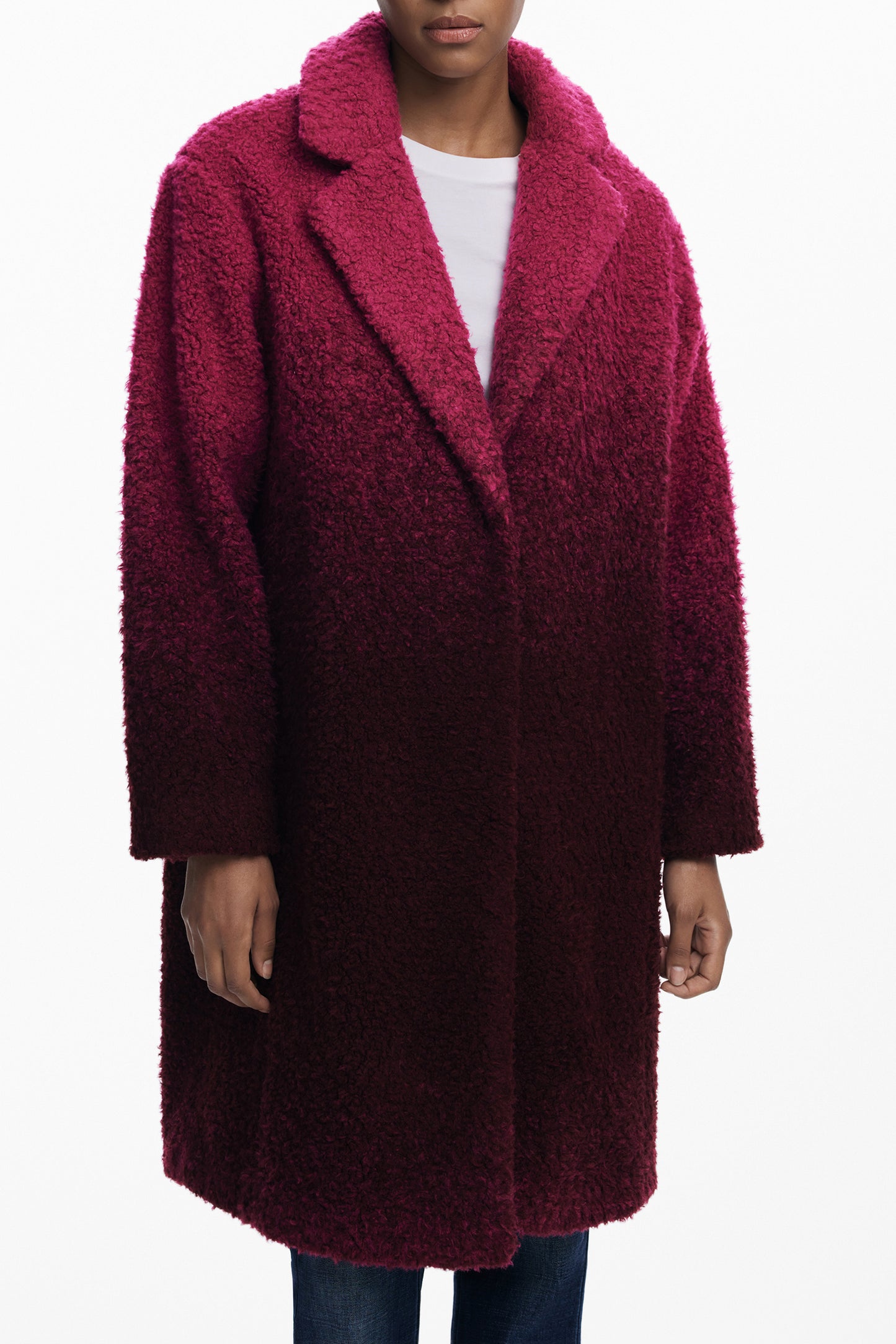 DESIGUAL ROSA MANTEL FÜR DAMEN