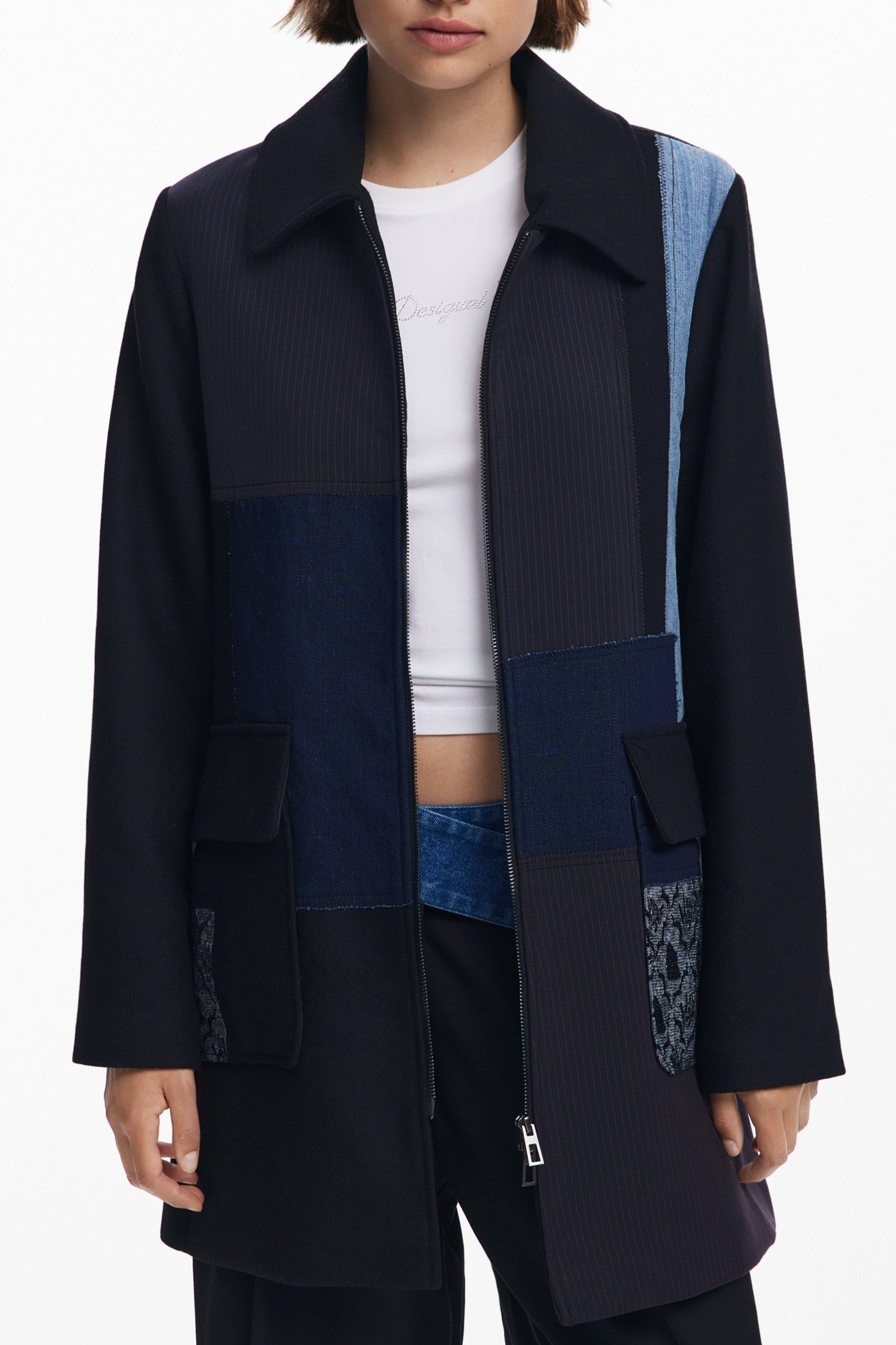 DESIGUAL DAMENJACKE SCHWARZ