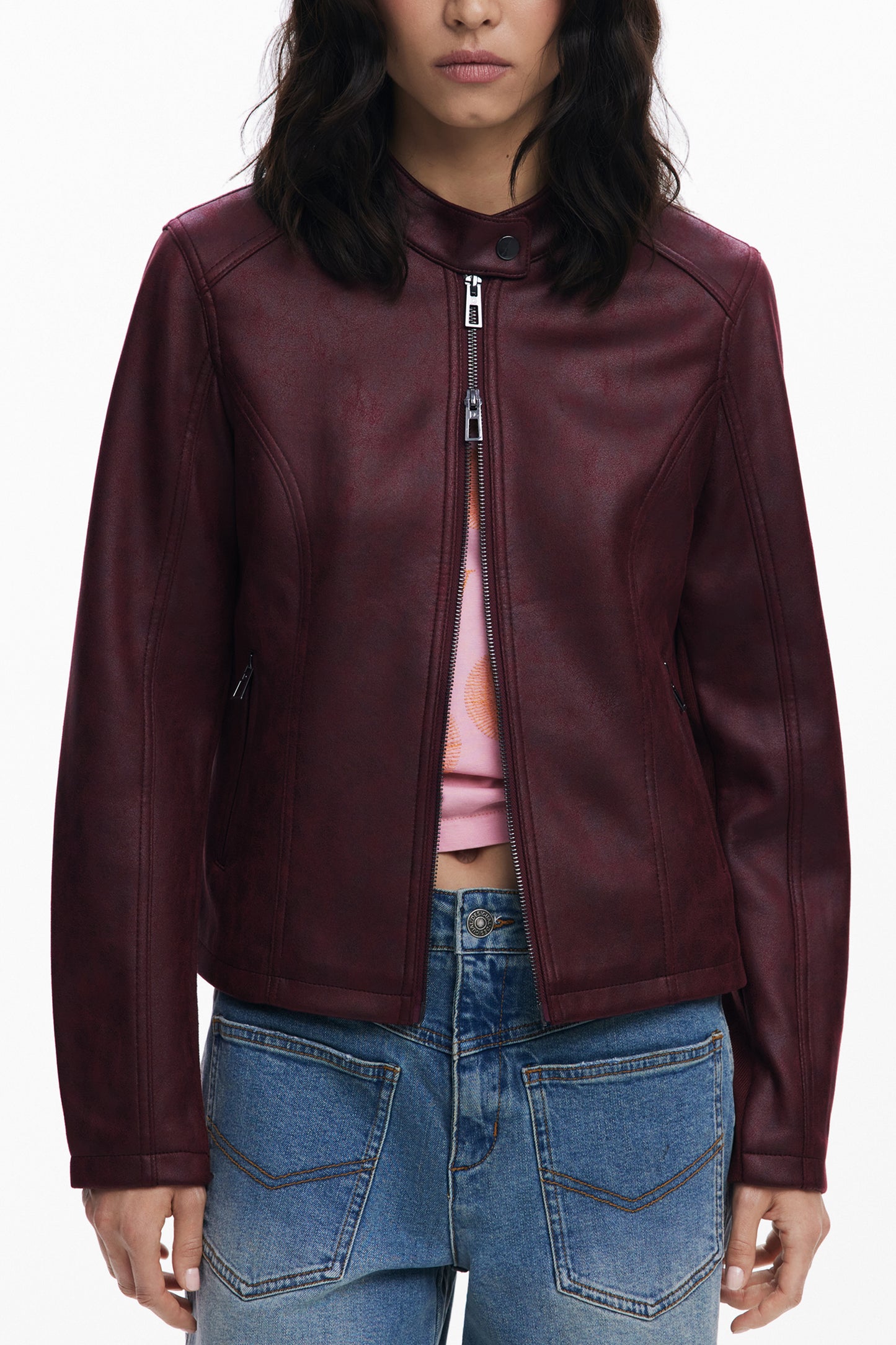 DESIGUAL DAMEN ROTE JACKE