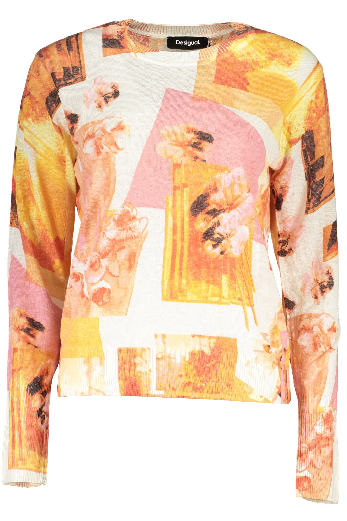 DESIGUAL WEISSER DAMENPULLOVER