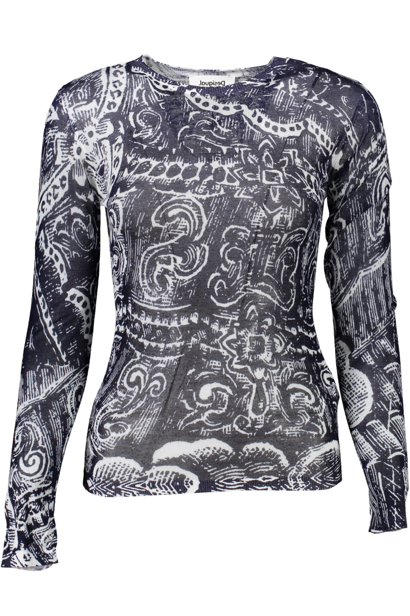 BLAUER PULLOVER FÜR DAMEN VON DESIGUAL