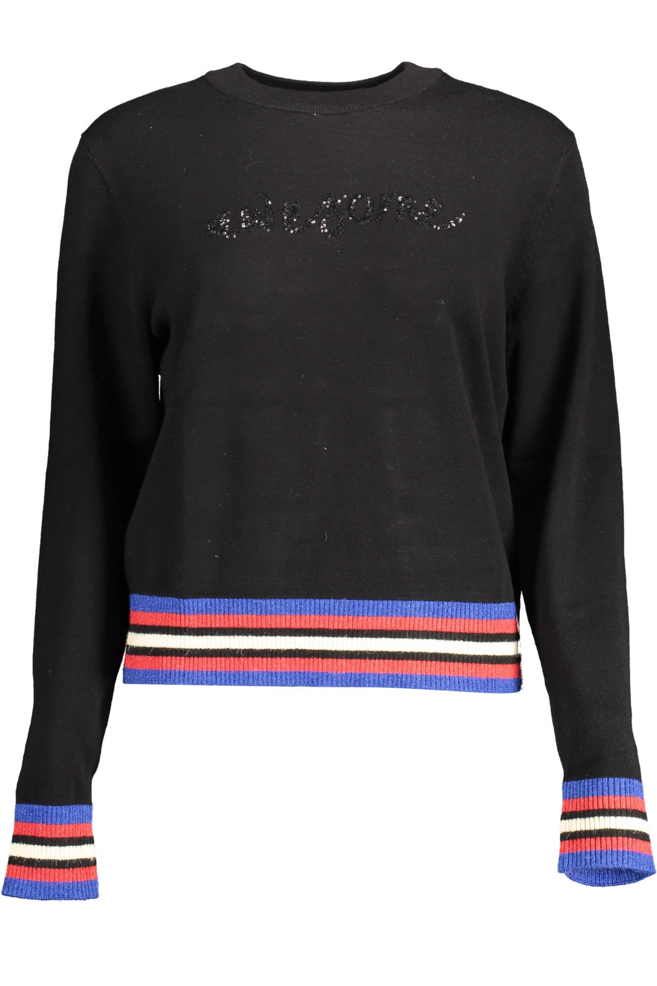 DESIGUAL PULLOVER DAMEN SCHWARZ