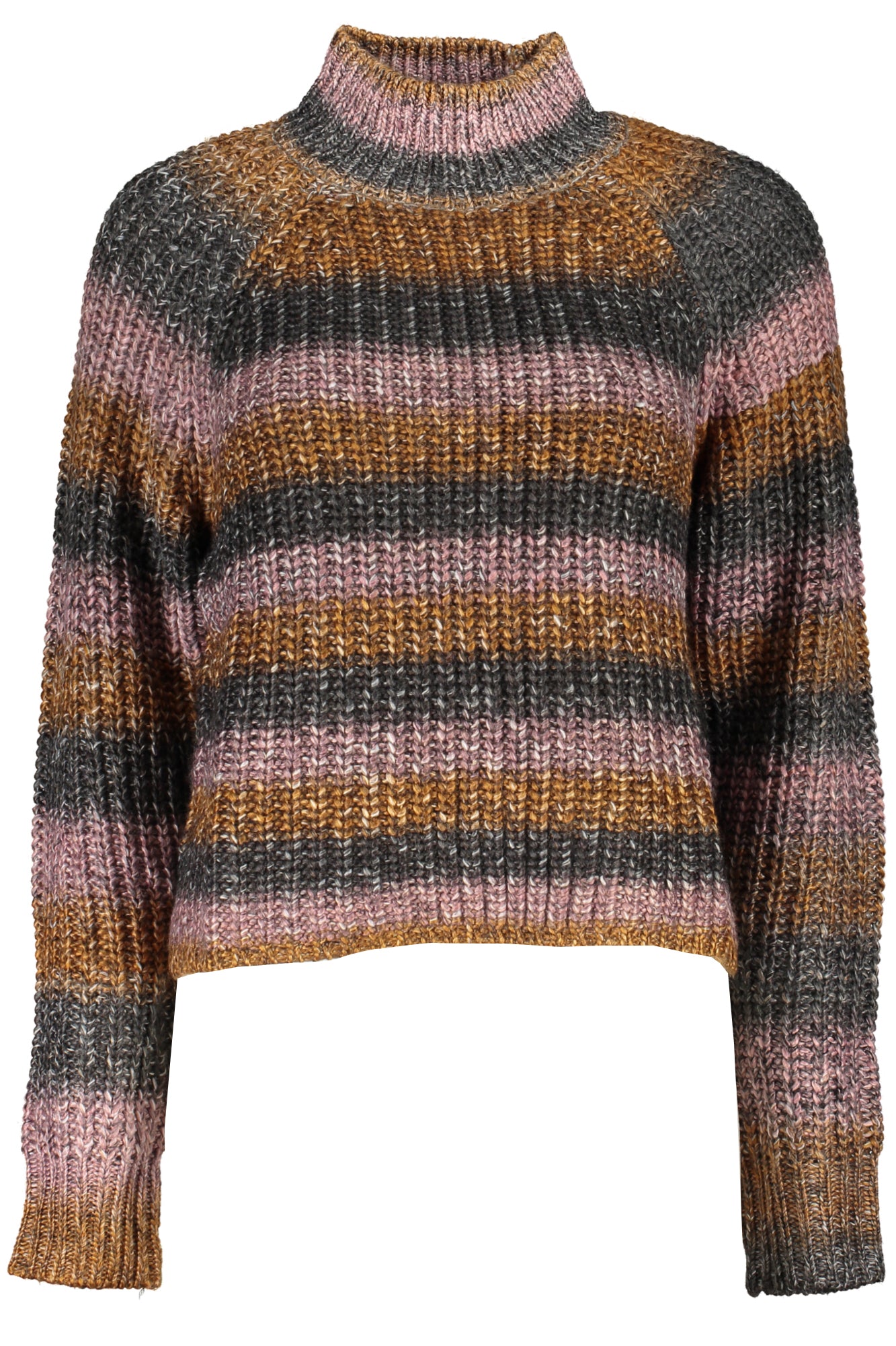 GRAUER DESIGUAL-DAMENPULLOVER