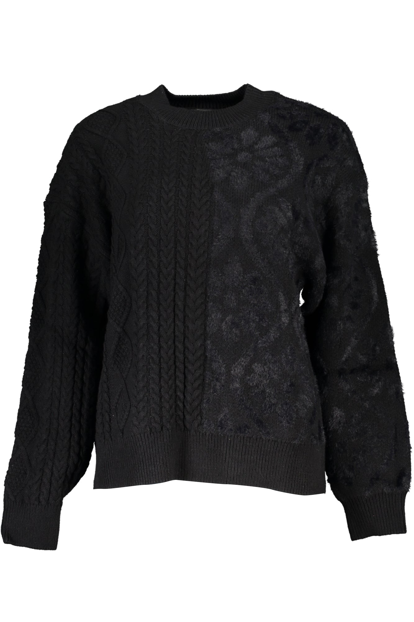 DESIGUAL SCHWARZER DAMENPULLOVER