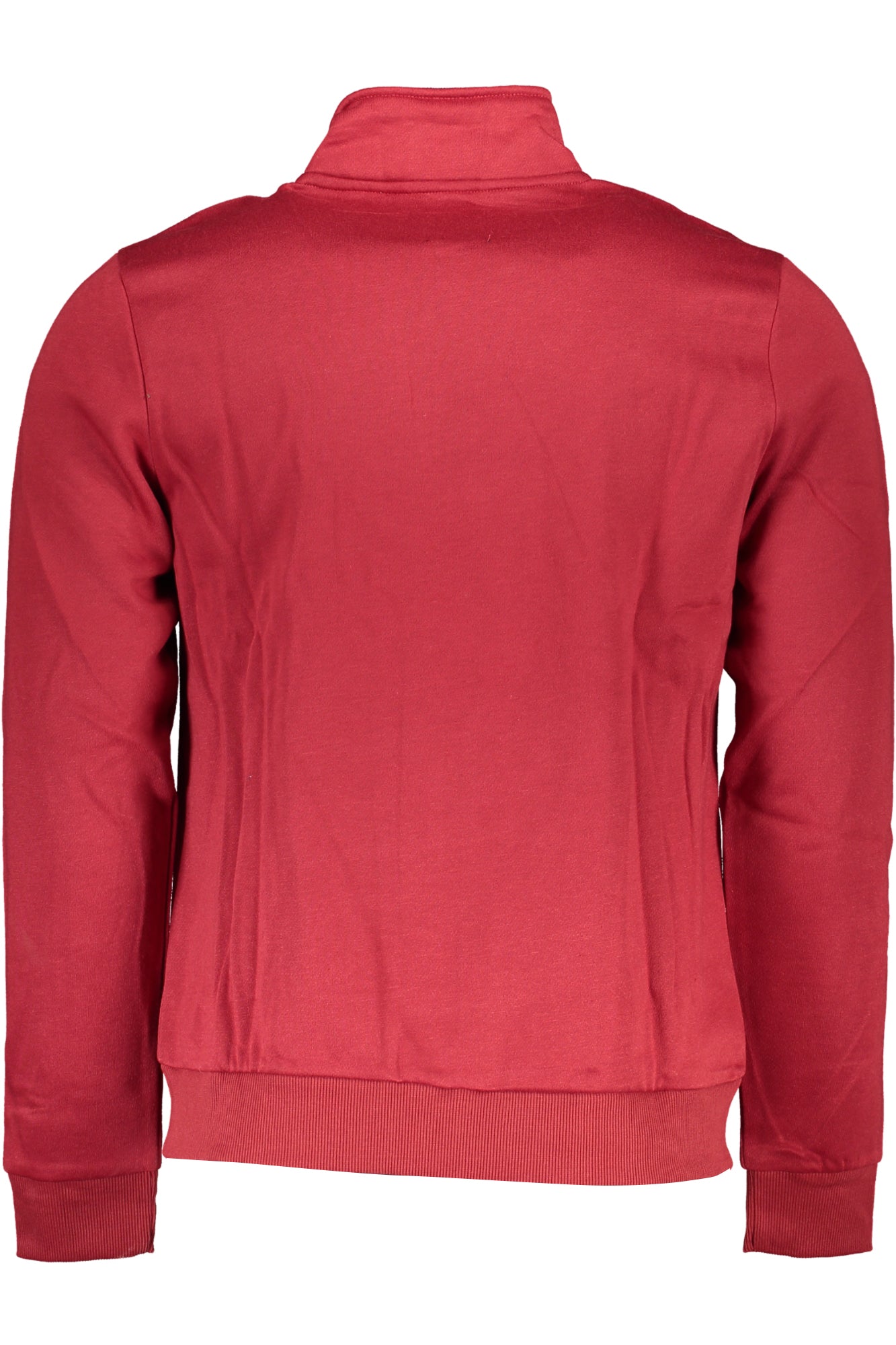 GIAN MARCO VENTURI HERREN-SWEATSHIRT MIT ROTEM ZIP