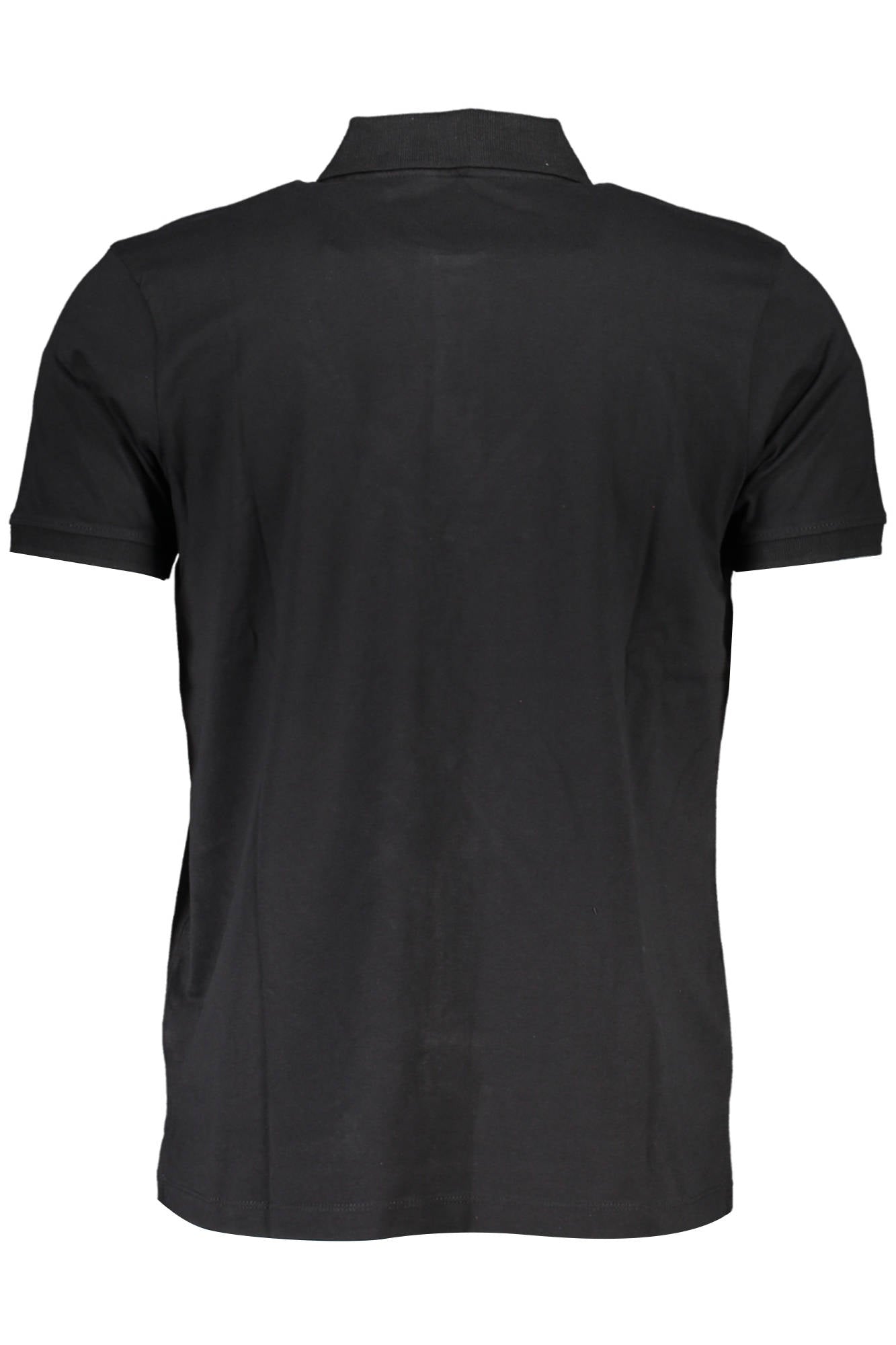 GIAN MARCO VENTURI HERREN KURZARM POLO SCHWARZ