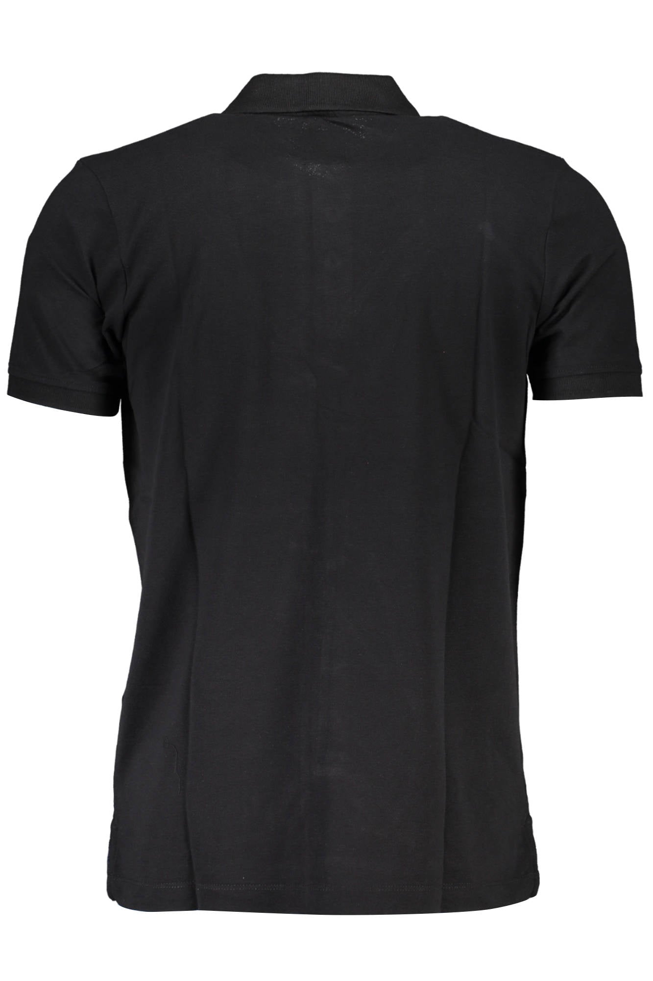 GIAN MARCO VENTURI HERREN KURZARM POLO SCHWARZ