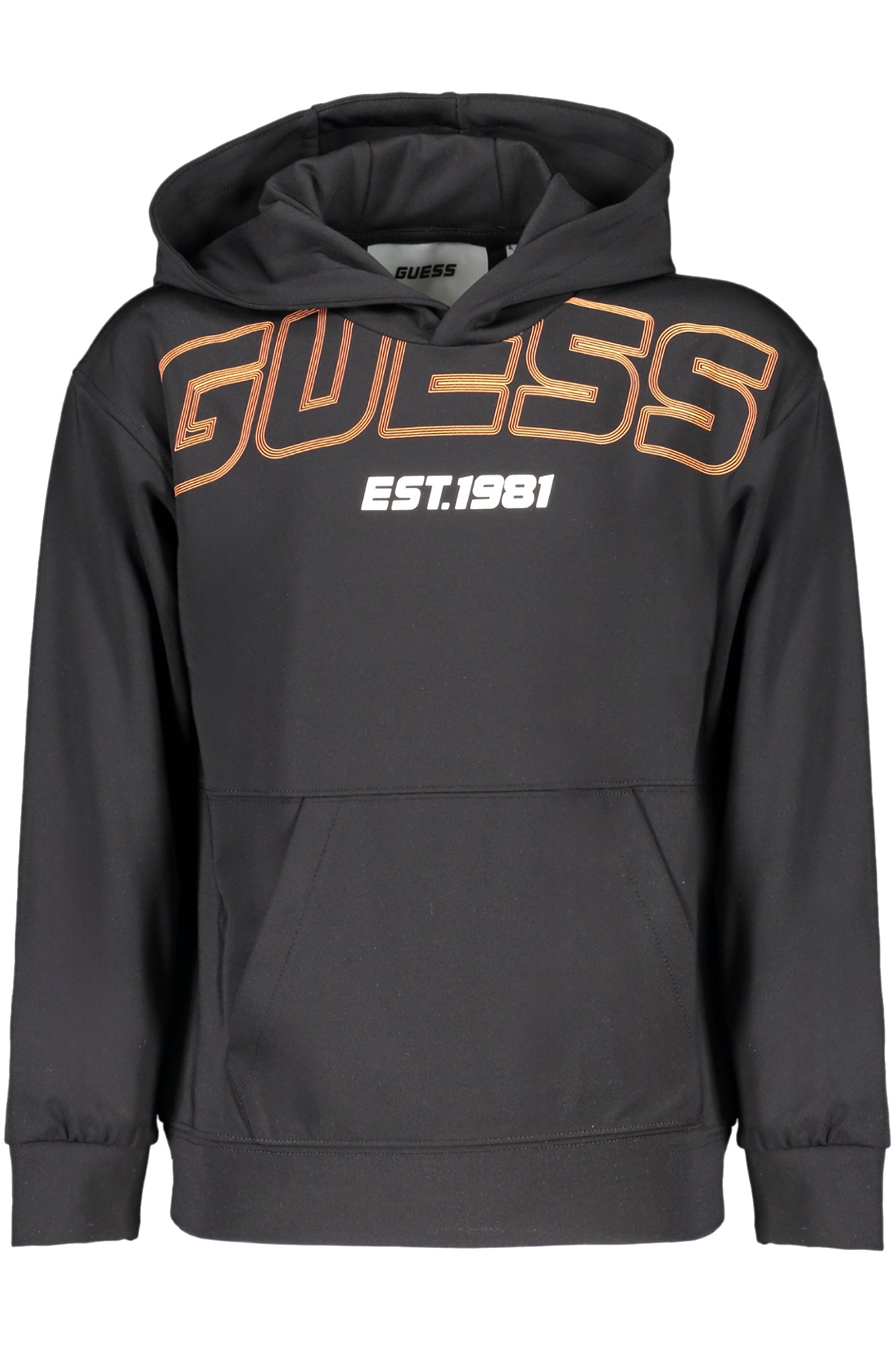 GUESS JEANS SWEATSHIRT OHNE REISSVERSCHLUSS FÜR KINDER SCHWARZ