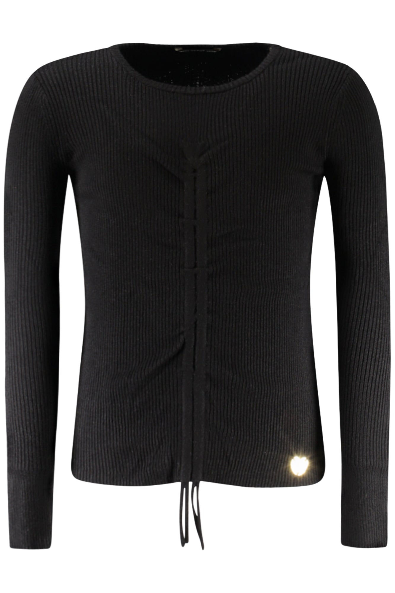 GUESS JEANS MÄDCHEN SCHWARZER PULLOVER