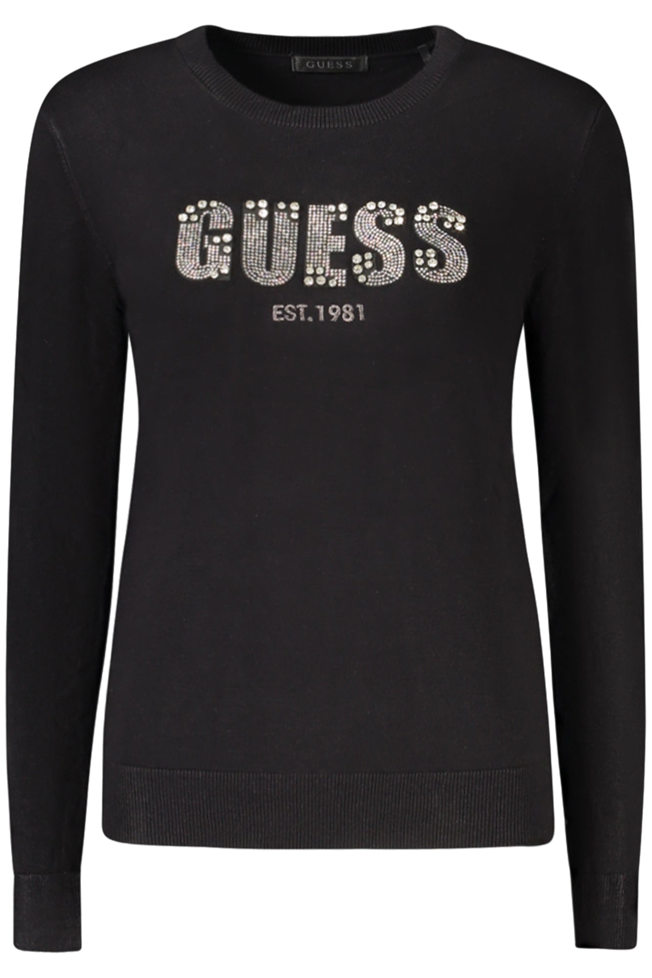GUESS JEANS SCHWARZER PULLOVER FÜR DAMEN