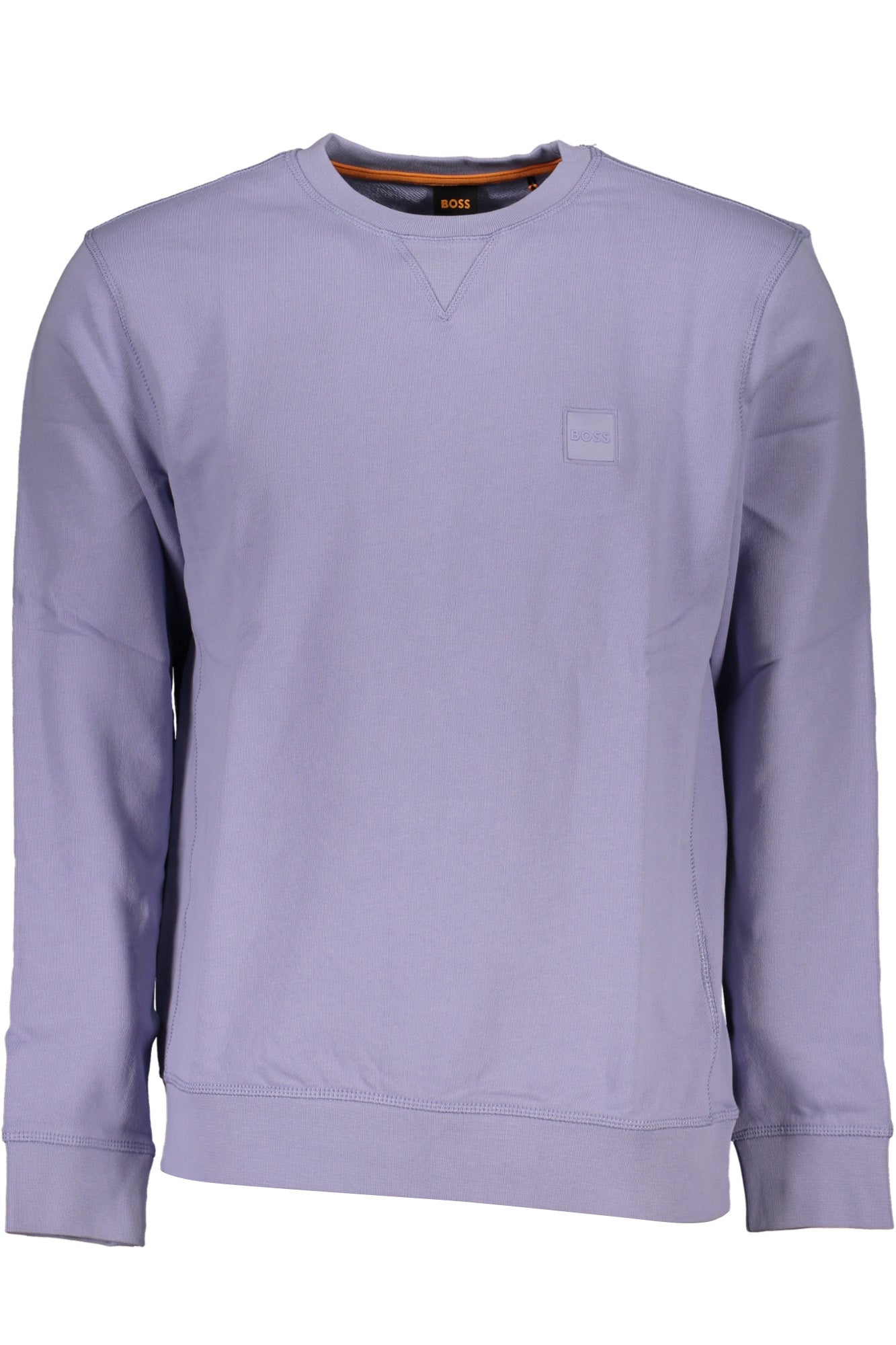 HUGO BOSS HERREN-SWEATSHIRT LILA MIT REISSVERSCHLUSS