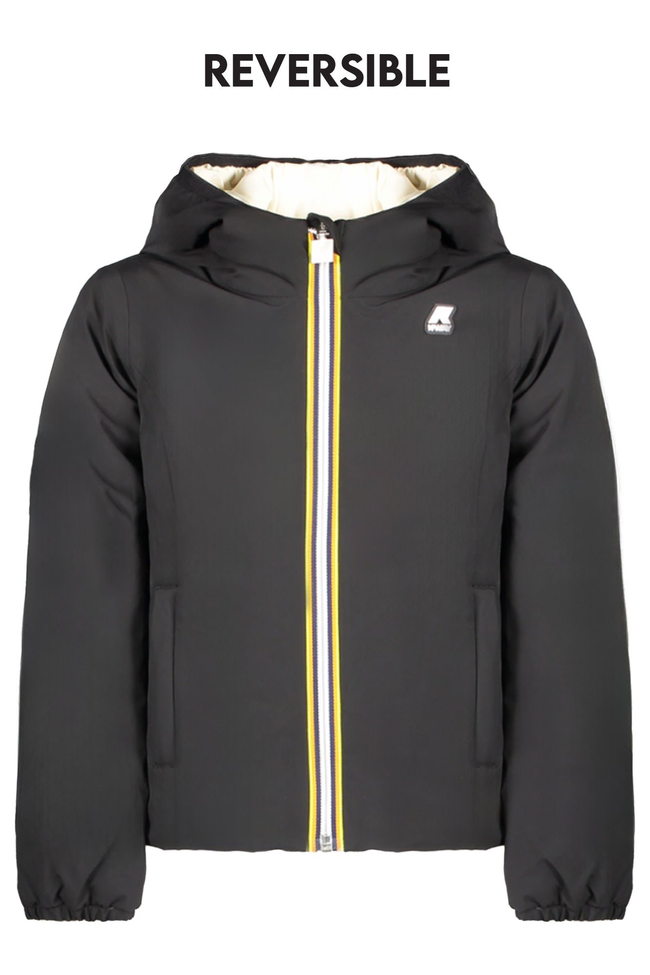 K-WAY SCHWARZE MÄDCHENJACKE