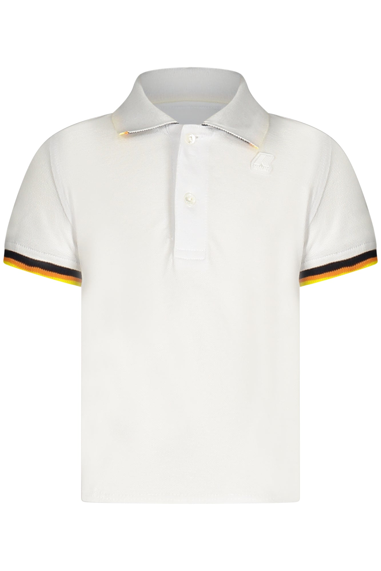K-WAY POLOSHIRT KURZE ÄRMEL KINDER WEISS