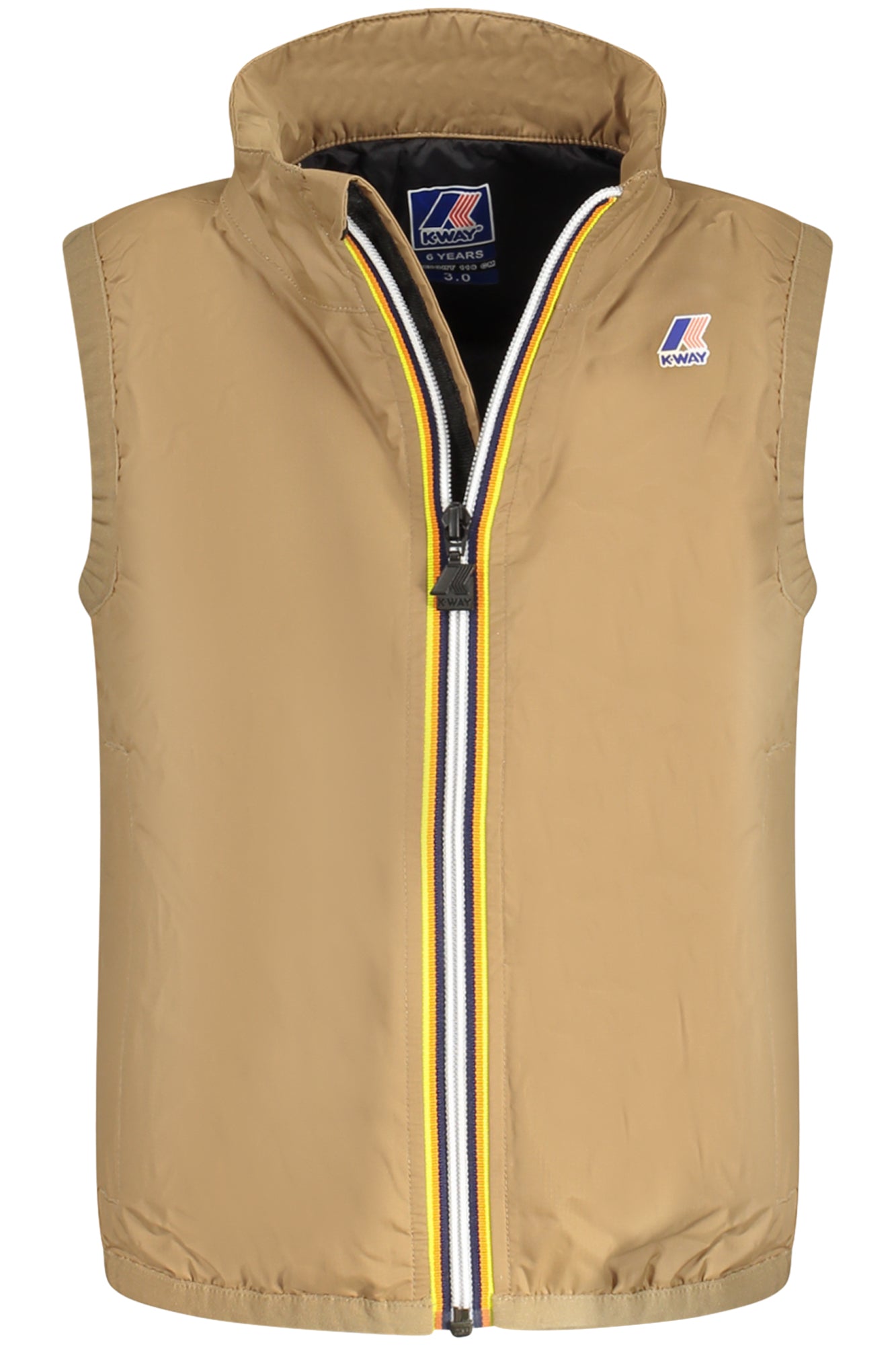 K-WAY ÄRMELLOSES KINDERSHIRT BRAUN