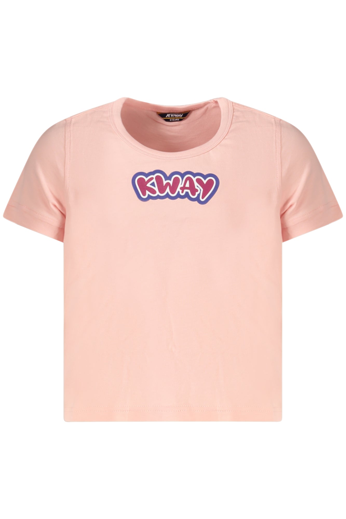K-WAY KURZARM-T-SHIRT MÄDCHEN ROSA
