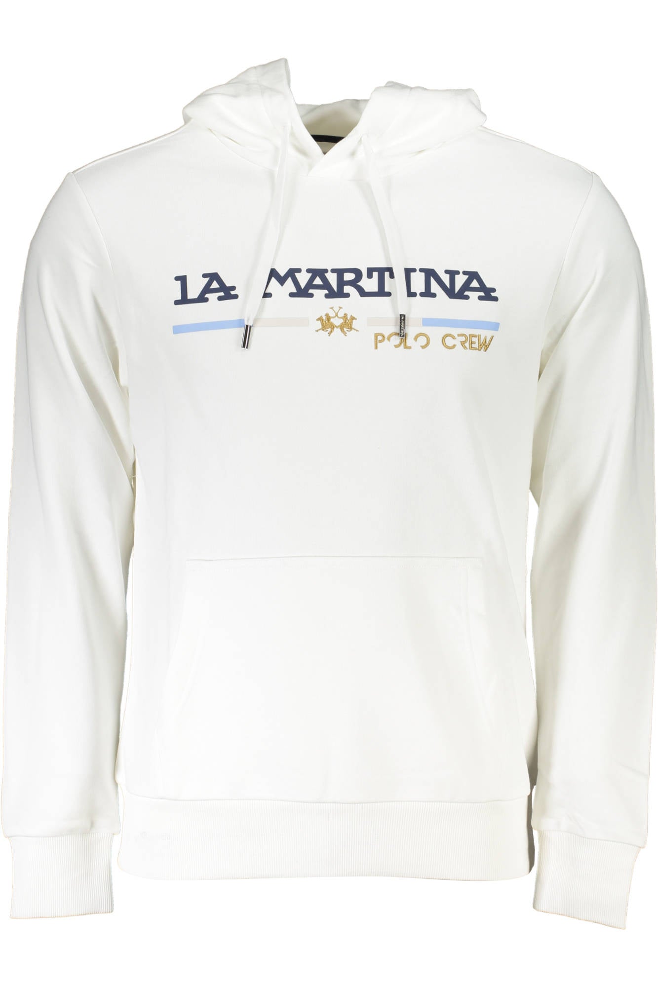 LA MARTINA WEISSES HERREN-SWEATSHIRT OHNE REISSVERSCHLUSS