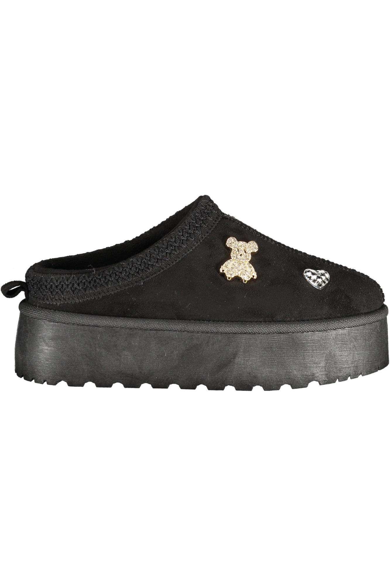 LAURA BIAGIOTTI SCHWARZE WINTER-CLOGS FÜR DAMEN