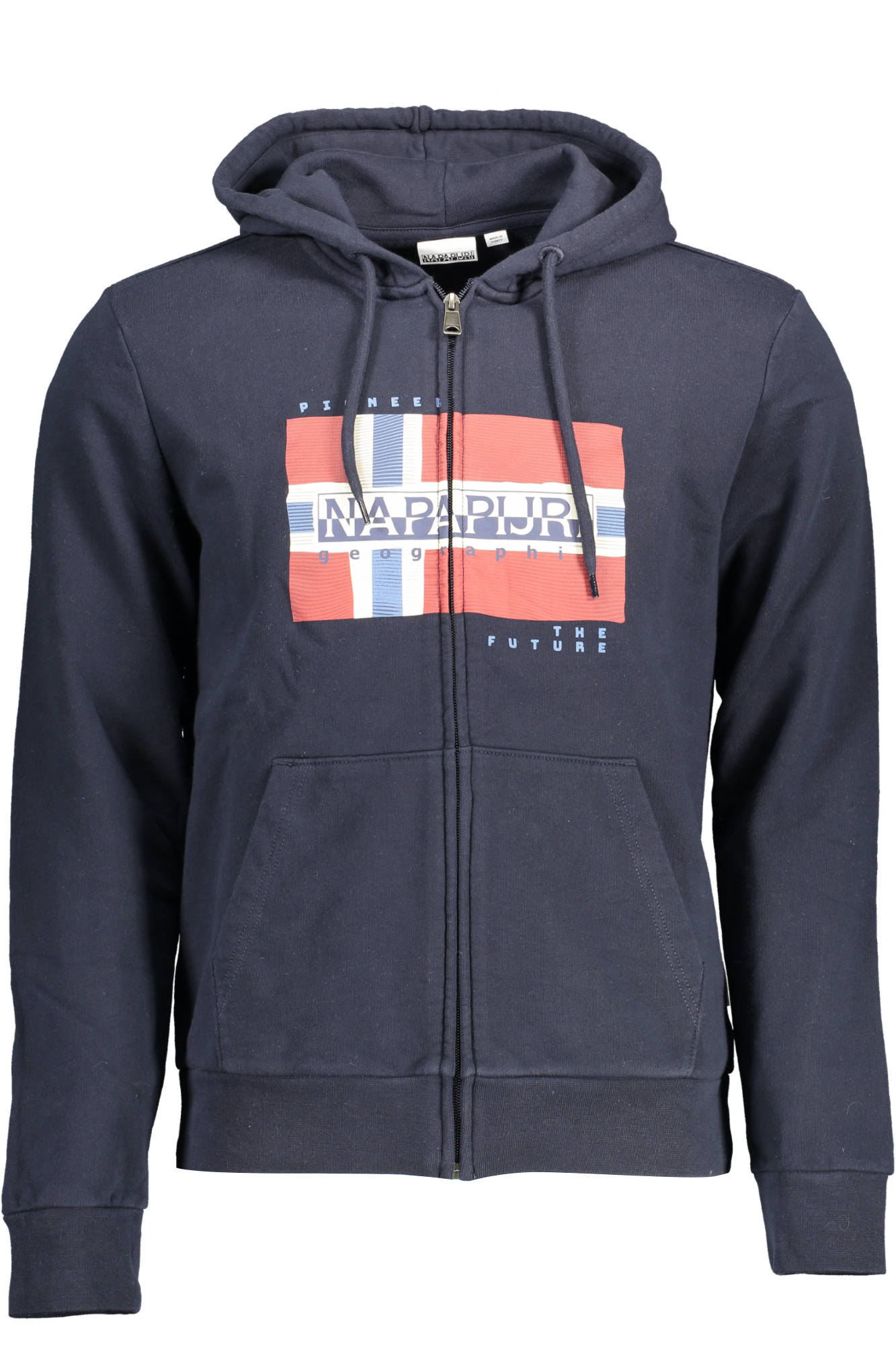 NAPAPIJRI HERREN SWEATSHIRT BLAU MIT REISSVERSCHLUSS
