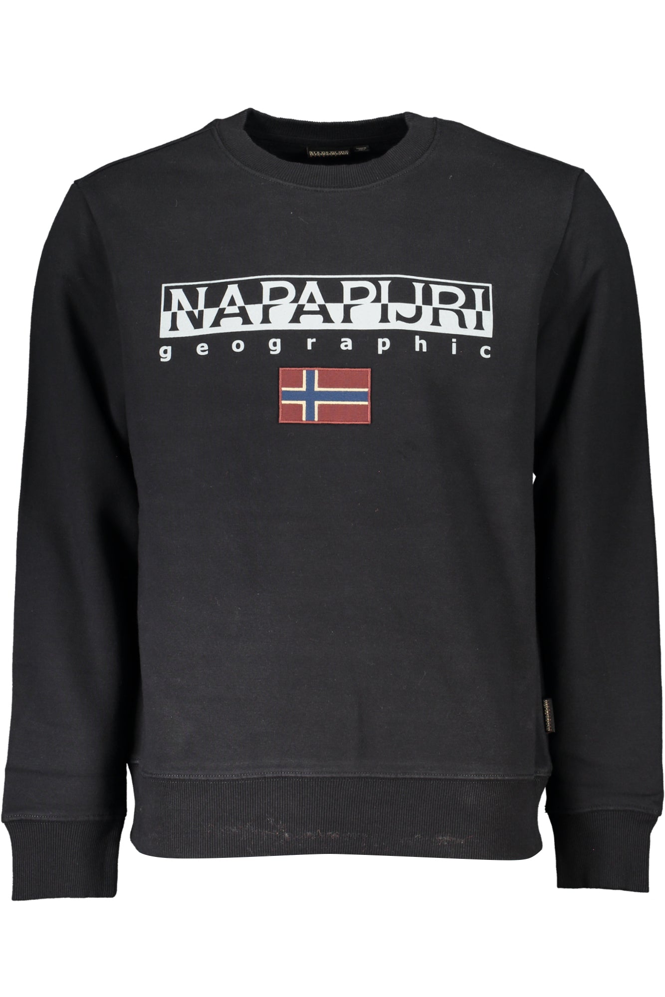 NAPAPIJRI SCHWARZES HERREN-SWEATSHIRT MIT REISSVERSCHLUSS
