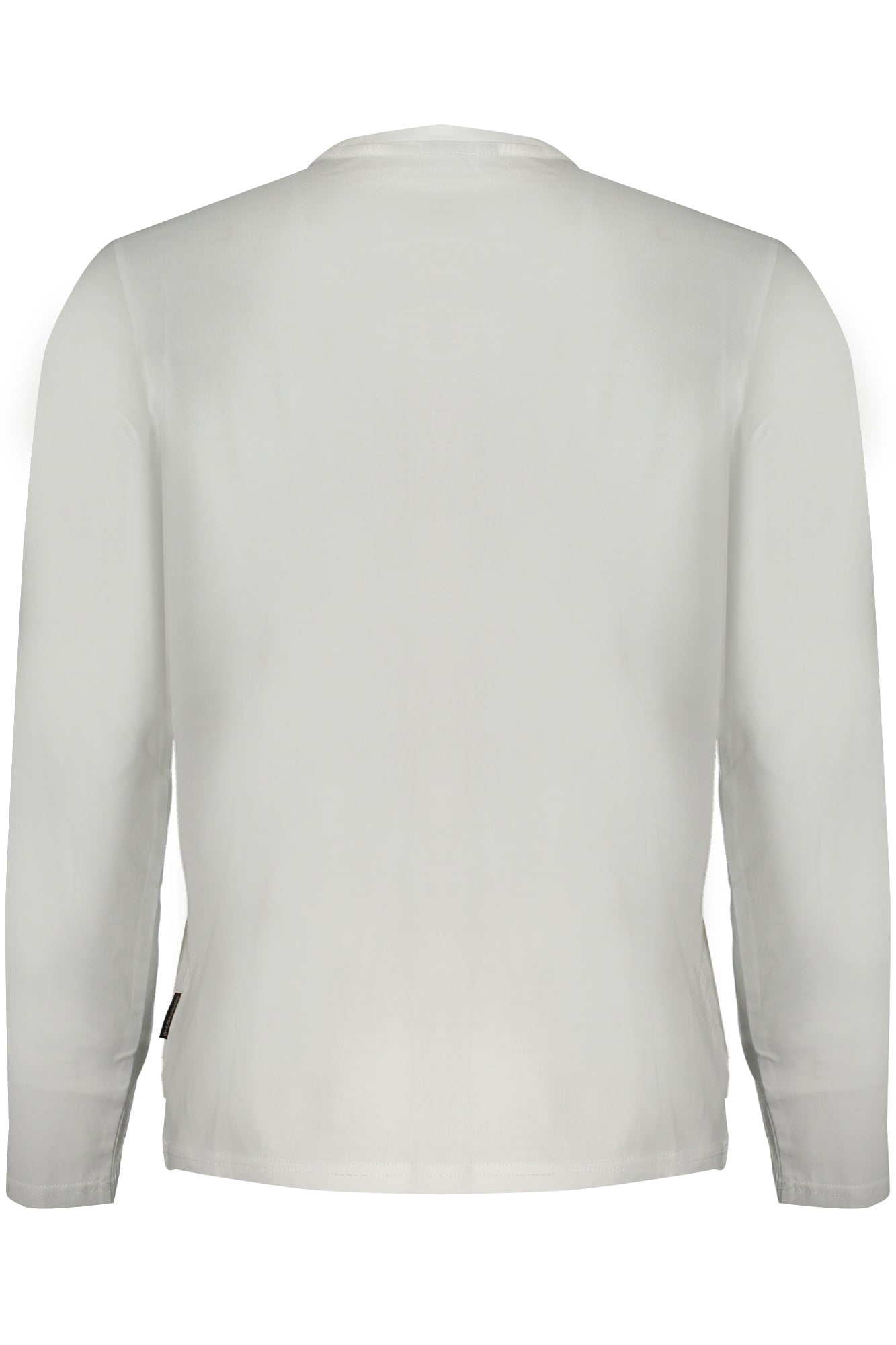 NAPAPIJRI WEISSES LANGARM-T-SHIRT FÜR HERREN