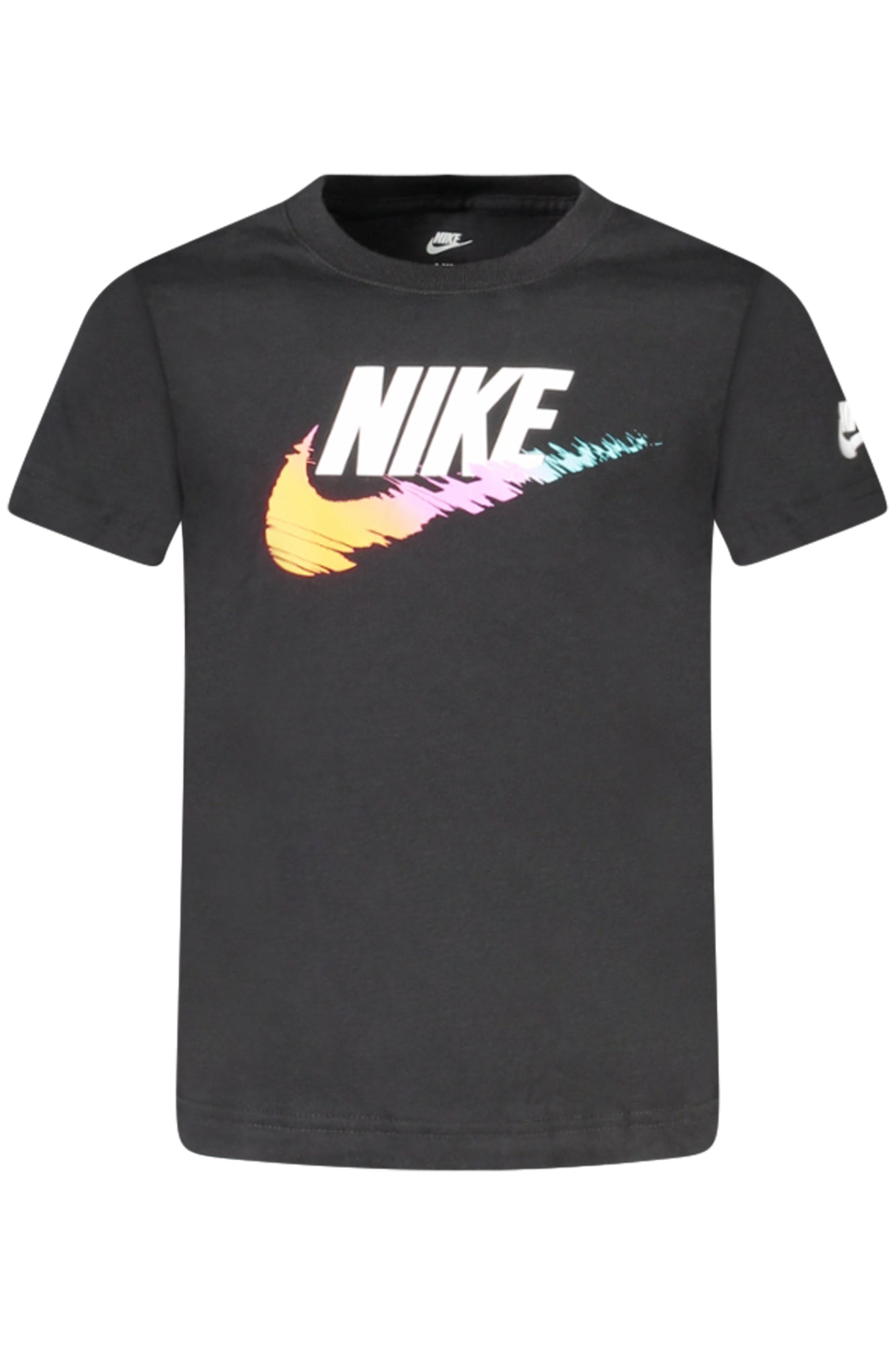NIKE KURZARM-T-SHIRT FÜR KINDER, SCHWARZ