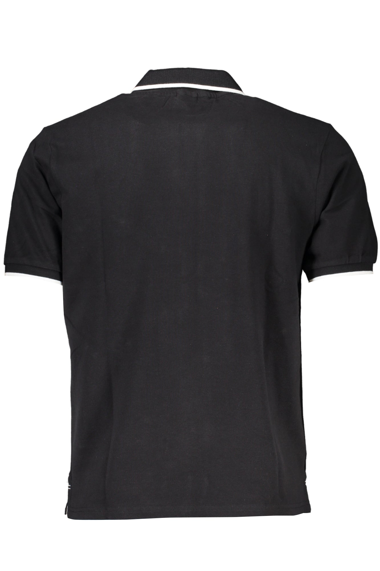 NORTH SAILS SCHWARZES KURZÄRMELIGES POLOSHIRT FÜR HERREN
