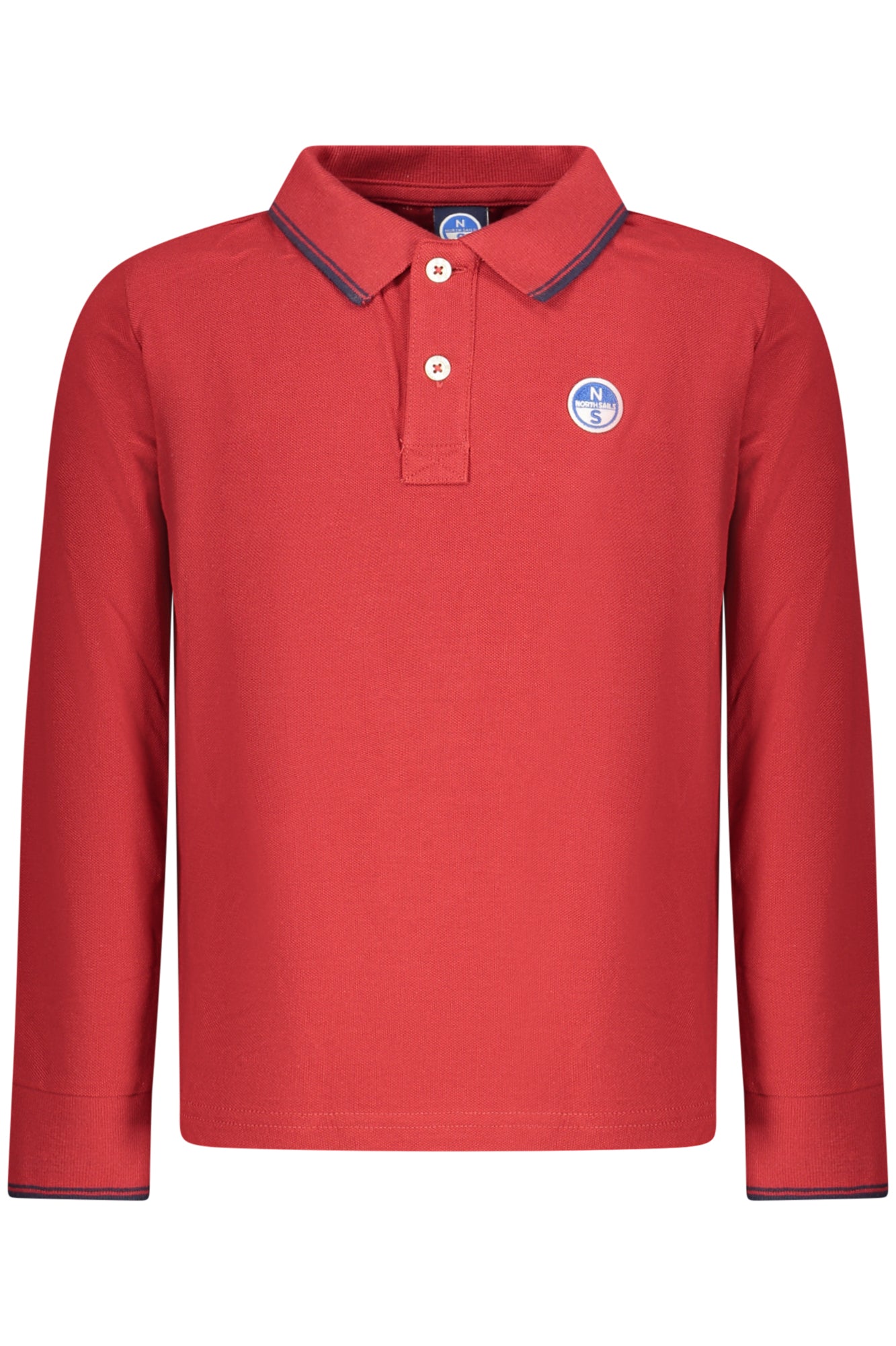 NORTH SAILS KINDER LANGÄRMLIGES POLOSHIRT, ROT