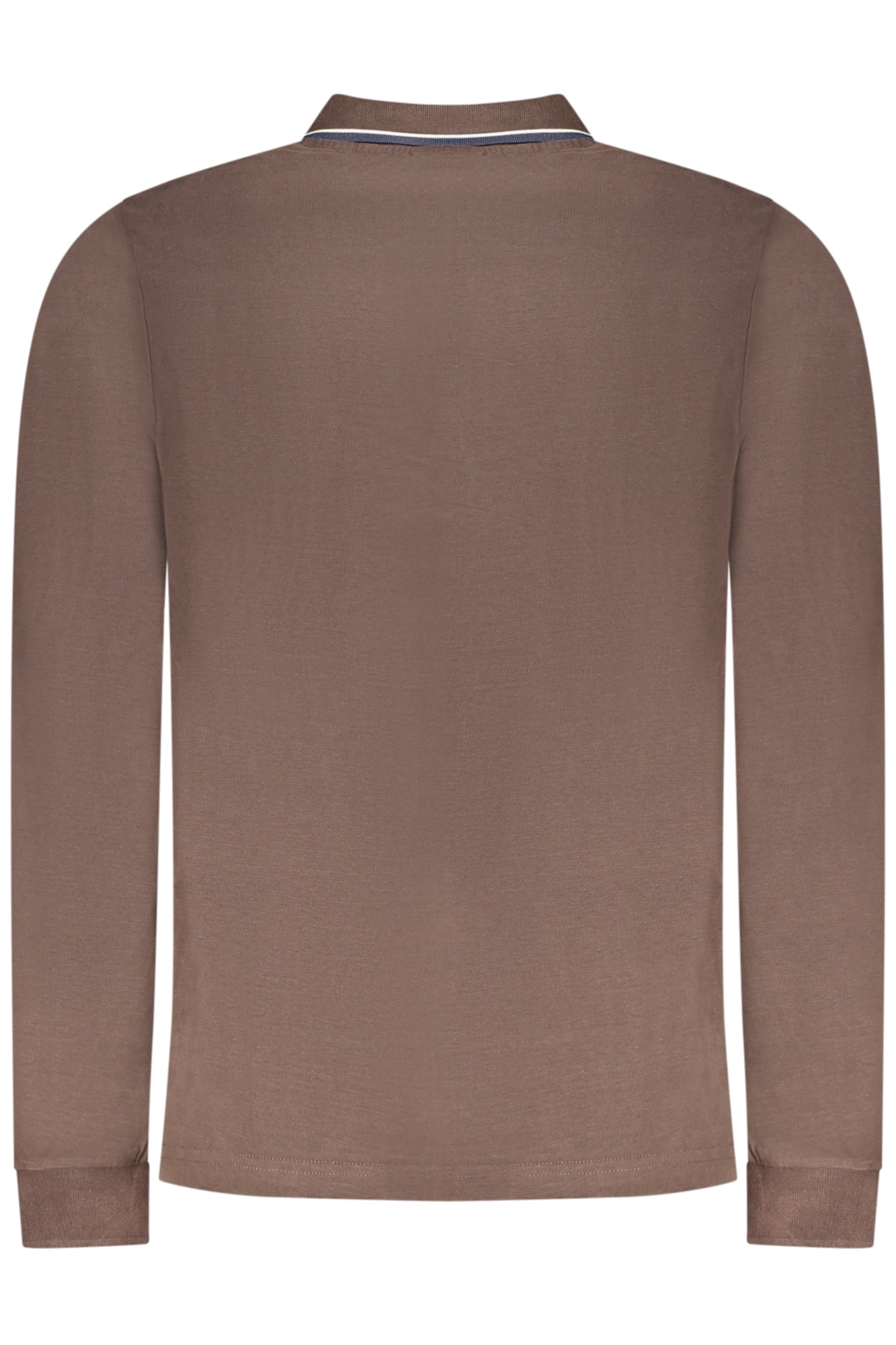 NORWEGEN 1963 HERREN-POLOSHIRT MIT LANGEN ÄRMELN, BRAUN