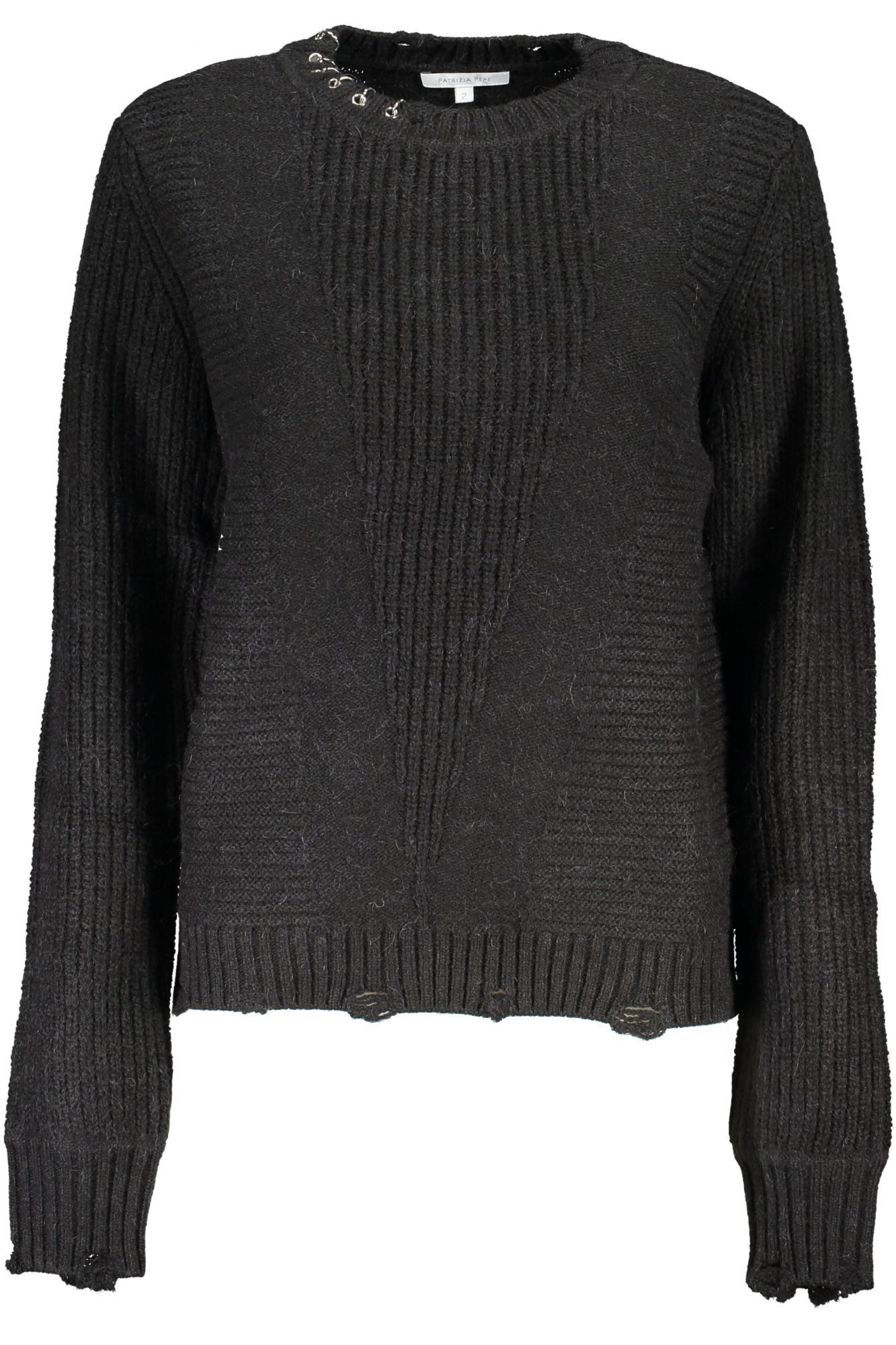 SCHWARZER PULLOVER FÜR DAMEN VON PATRIZIA PEPE