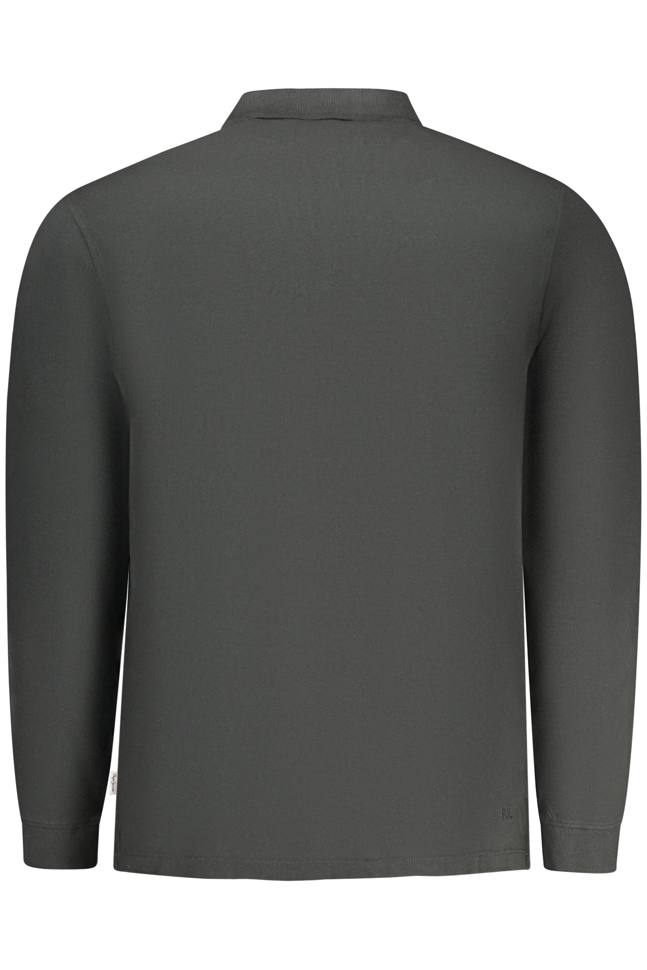 PEPE JEANS Herren-Poloshirt, langärmelig, schwarz