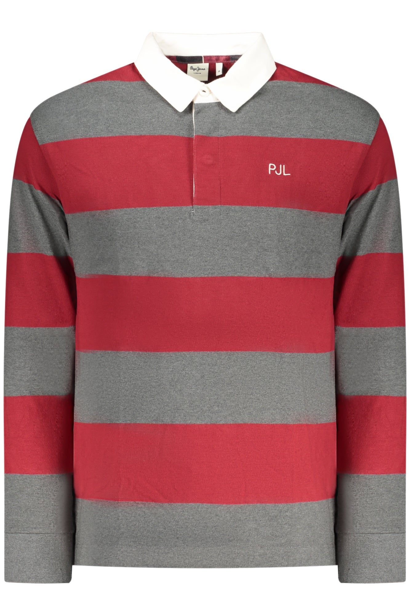 PEPE JEANS Herren-Poloshirt mit langen Ärmeln, Rot