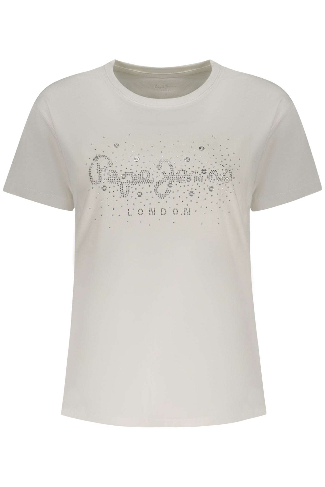 PEPE JEANS DAMEN KURZARM-T-SHIRT WEISS