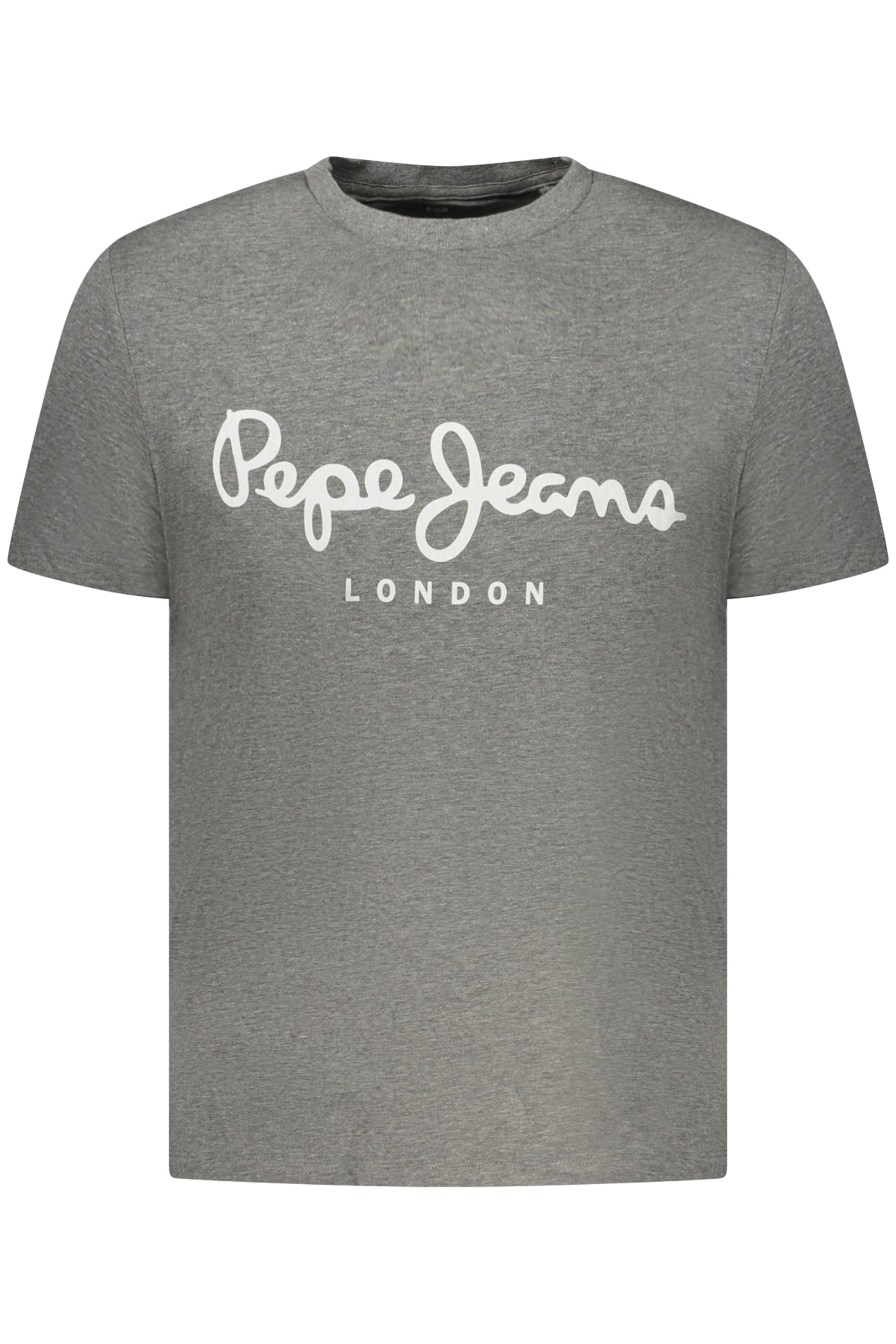 PEPE JEANS Herren-T-Shirt mit kurzen Ärmeln, Grau