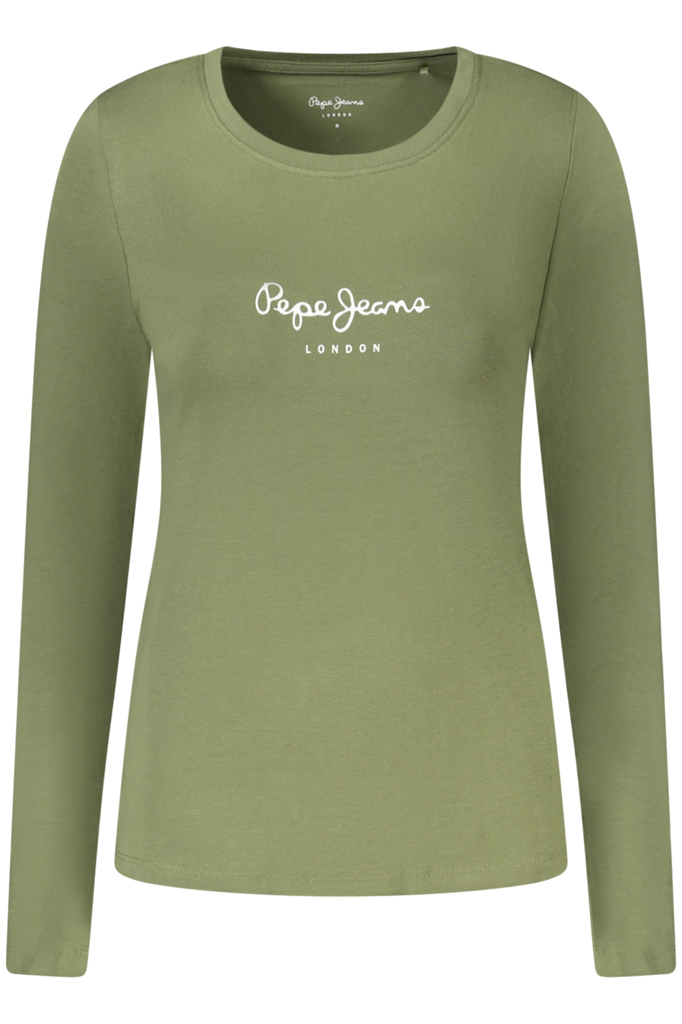 PEPE JEANS DAMEN LANGARM T-SHIRT, GRÜN